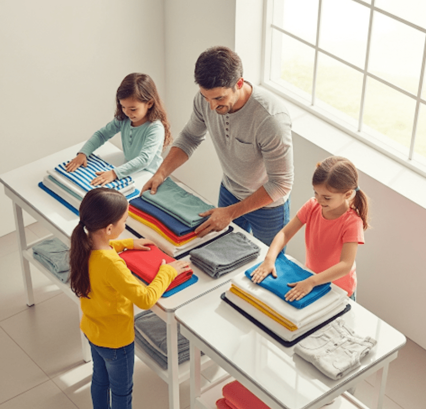 The Most Efficient Laundry System for Large Families (That Actually Reduces Stress) - Le Loxx
