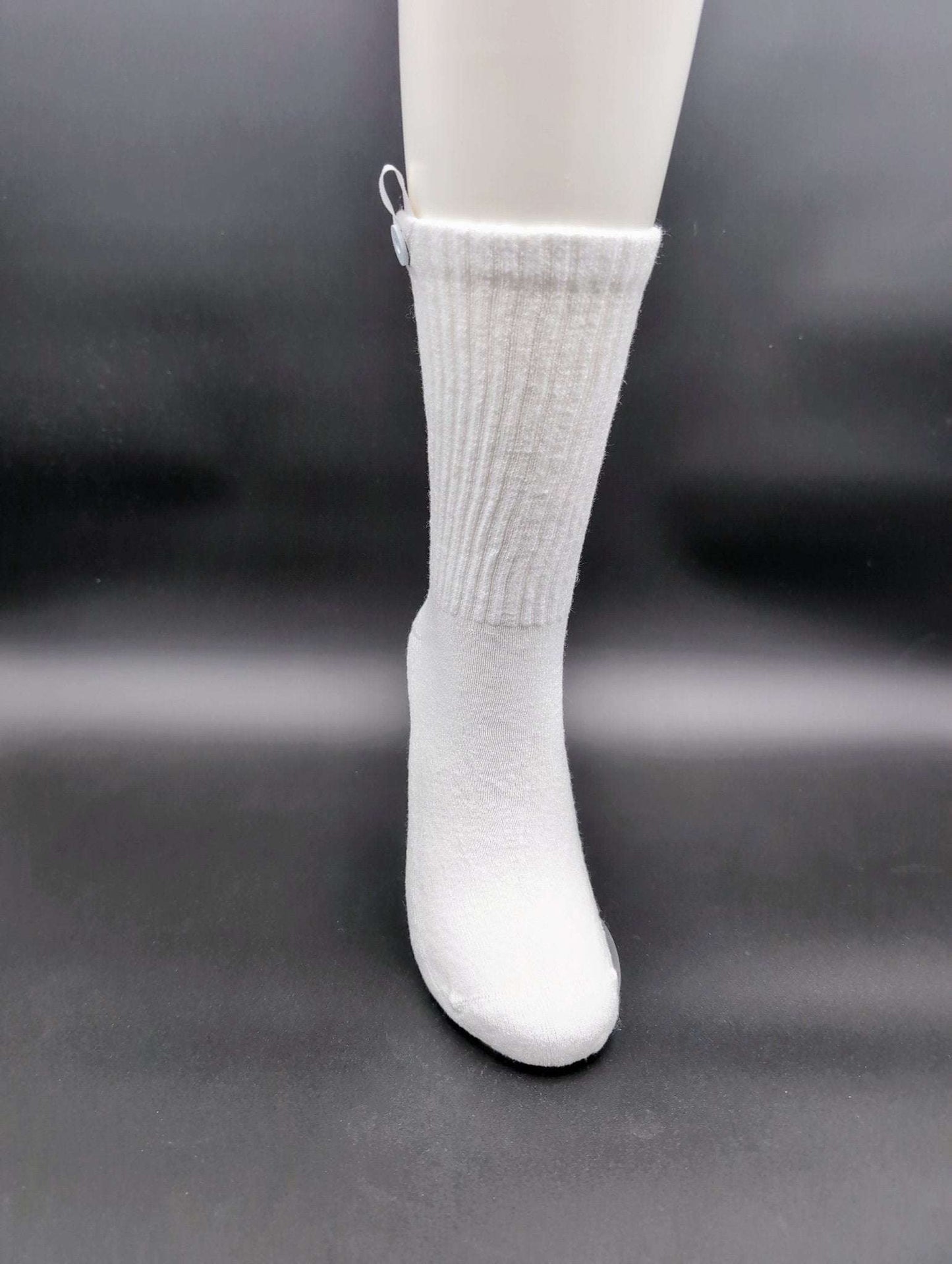 California Everyday Crew Socks (4 pairs) – Classic White for Work & Casual - Le Loxx