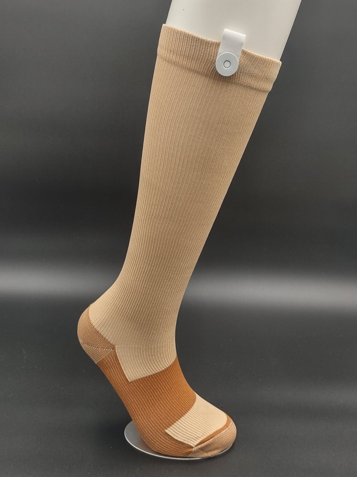 Helsinki Tan compression socks