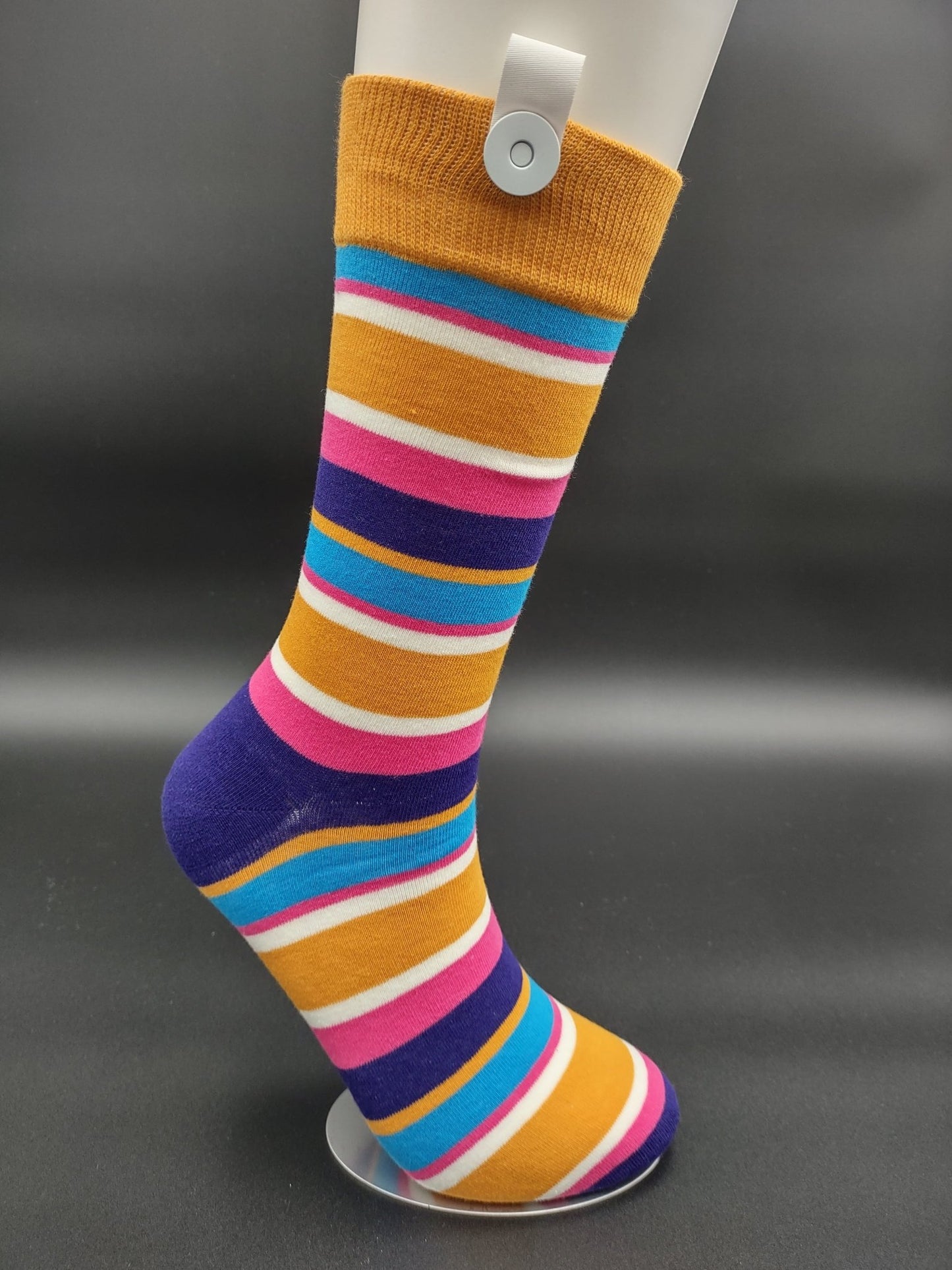 Le Loxx 5 - Pack Milan Men’s Dress Socks – Lock - and - Loop Magnetic Closure Keeps Pairs Together, Size 10–13 - Le Loxx