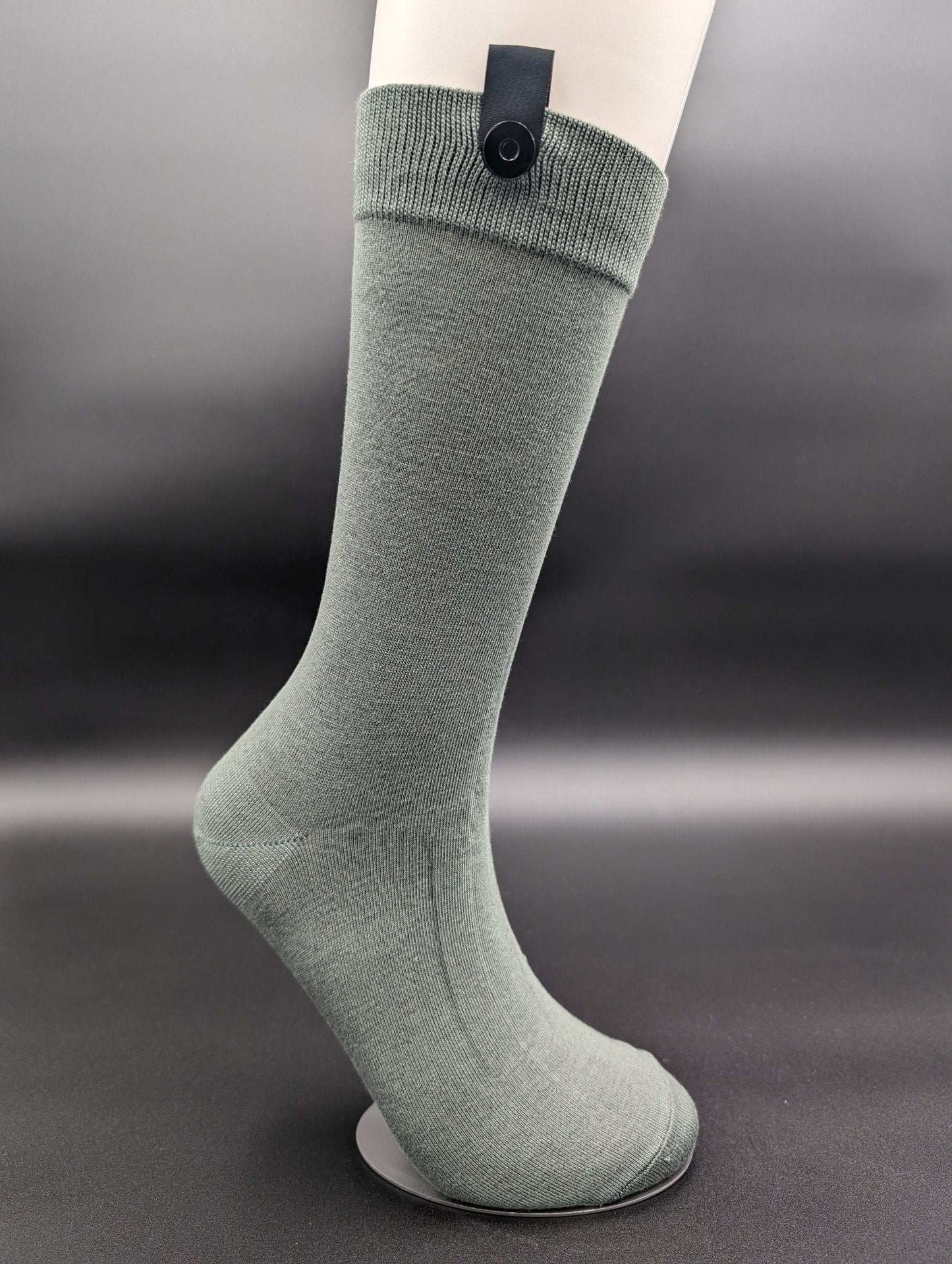 Greenland Mint Green Boardroom Socks – Magnetic Lock and Loop Design - Le Loxx