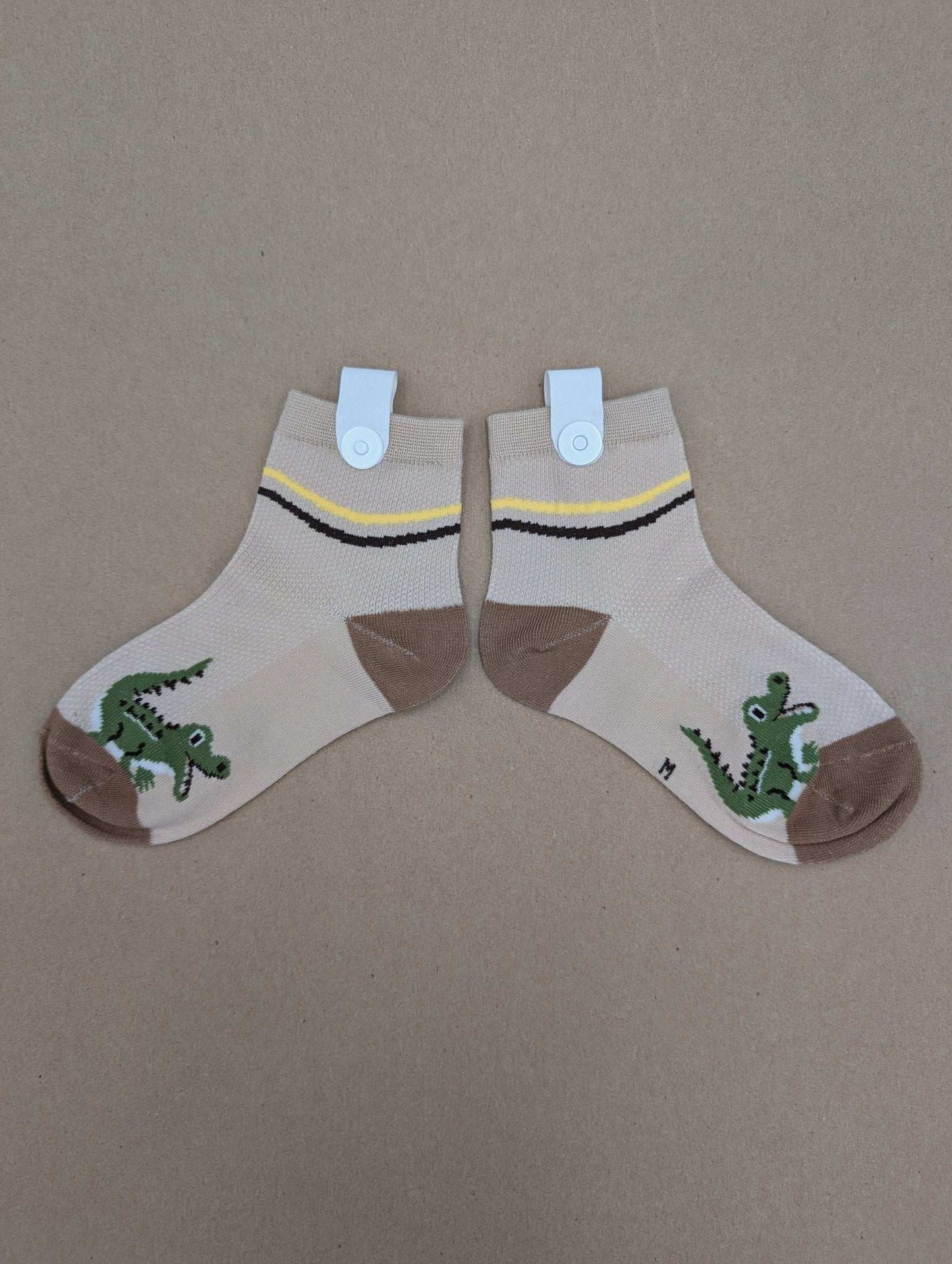 Fos Light Brown kids socks - Le Loxx