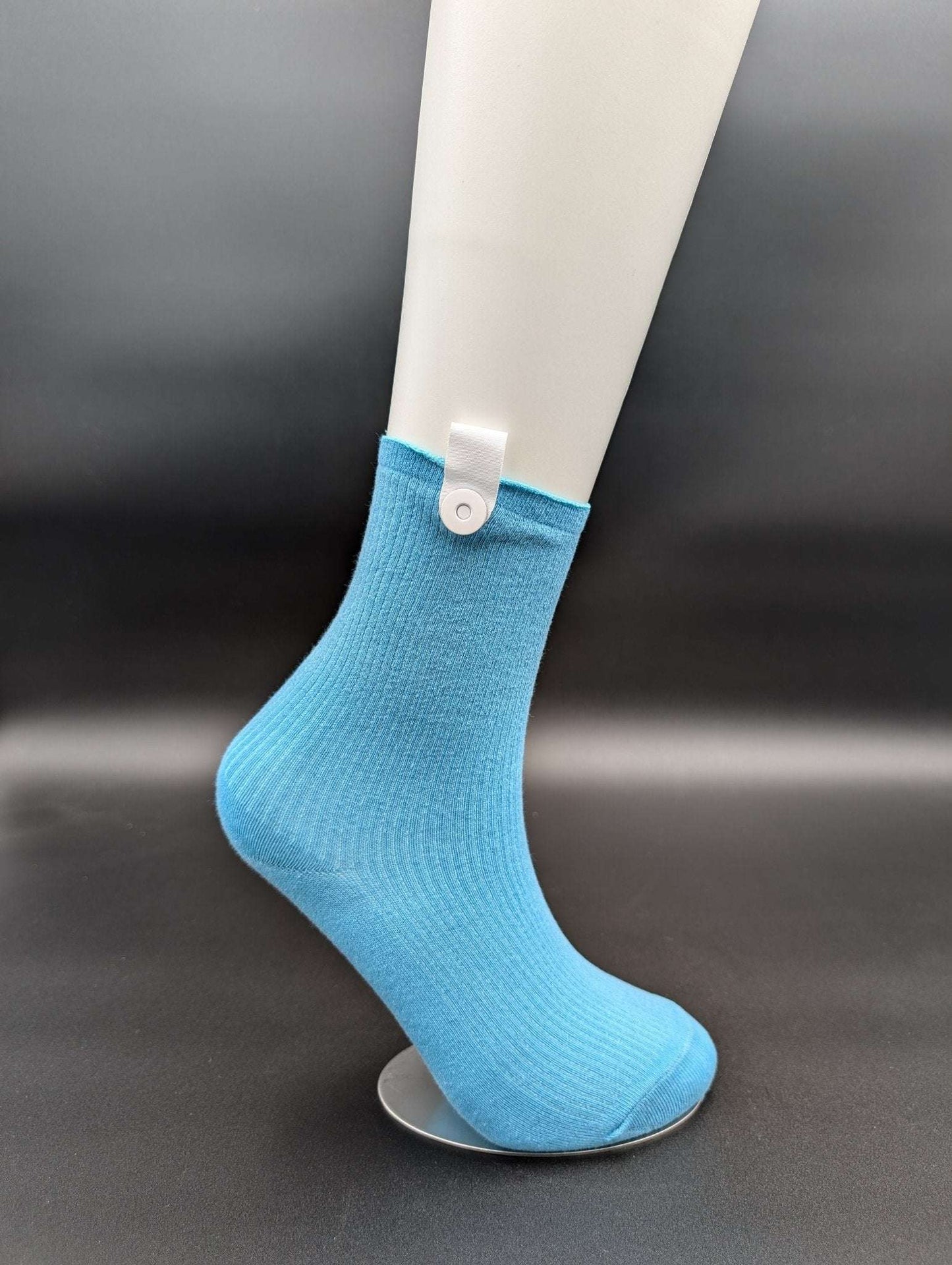 Estes Light Blue ankle socks - Le Loxx