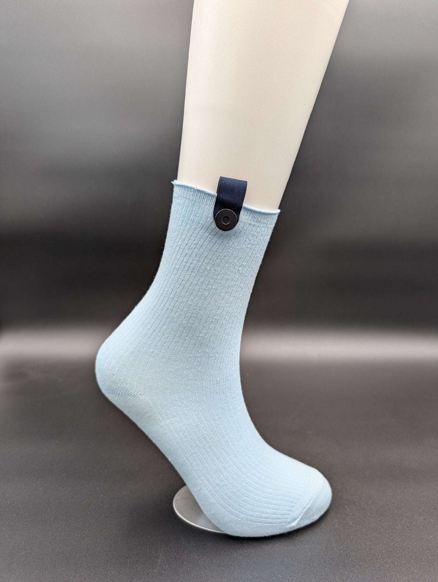 Estes Baby Blue ankle socks - Le Loxx