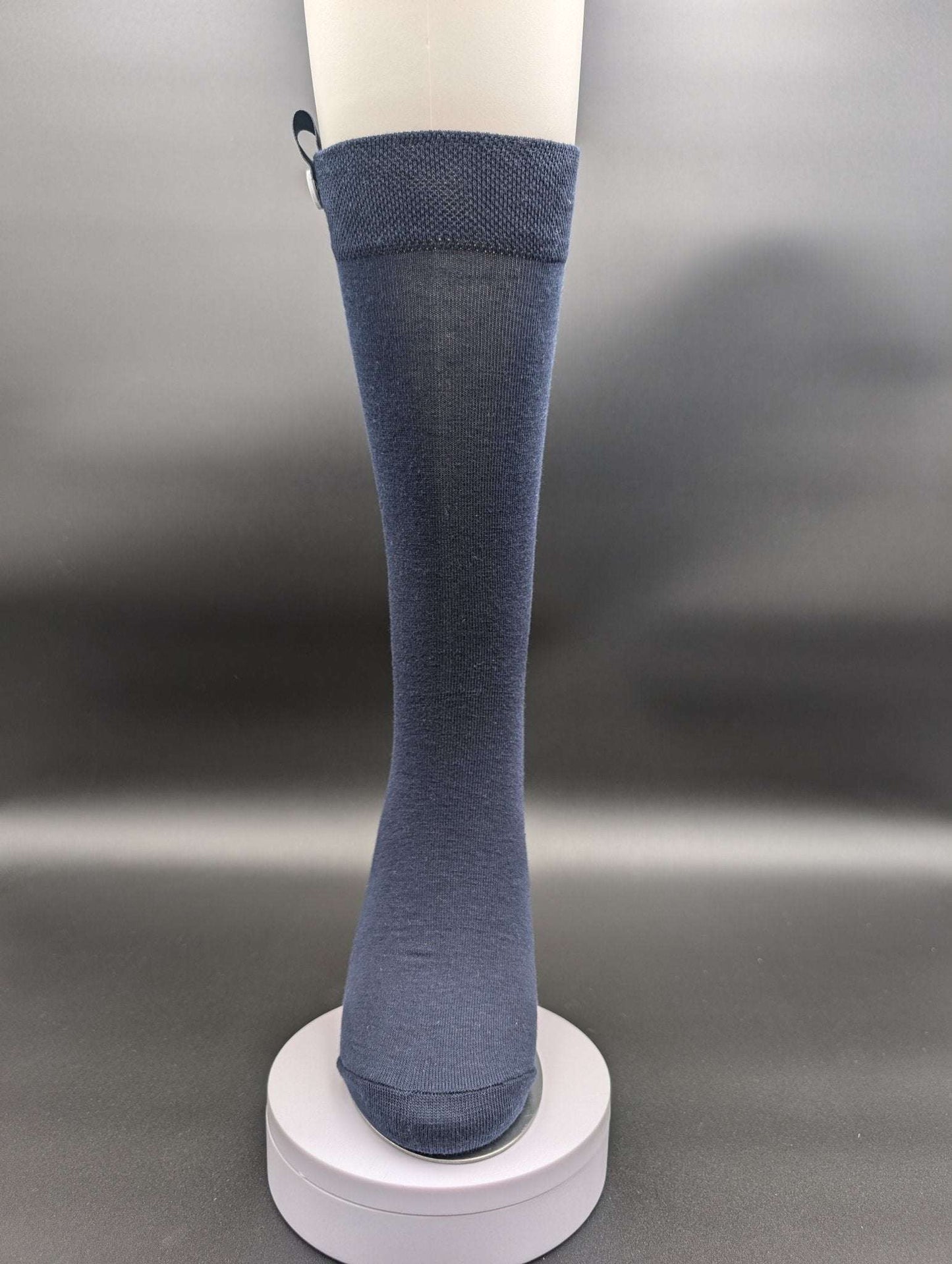 Alaskan Summer Navy Blue Crew socks - Le Loxx