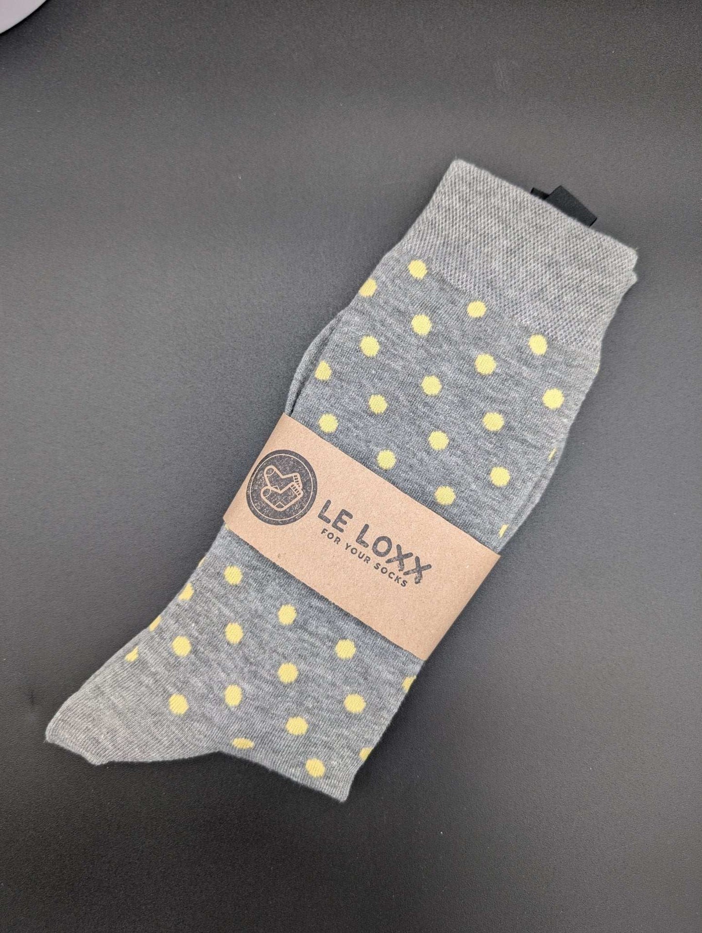 Alaskan Summer Polka Dot Crew socks - Le Loxx