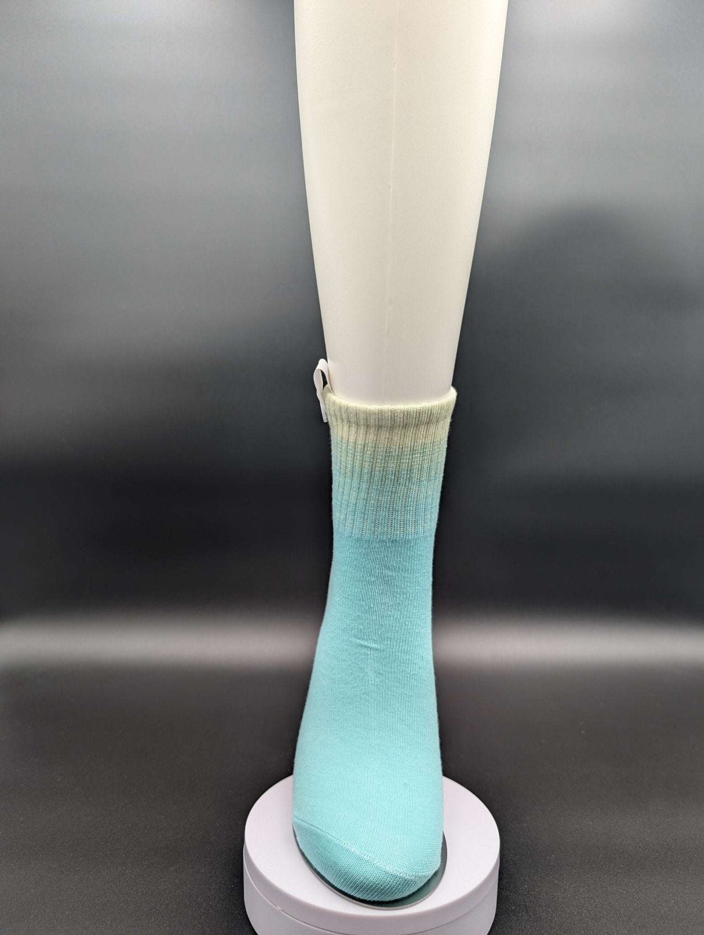 Aspen Turquoise high ankle socks - Le Loxx