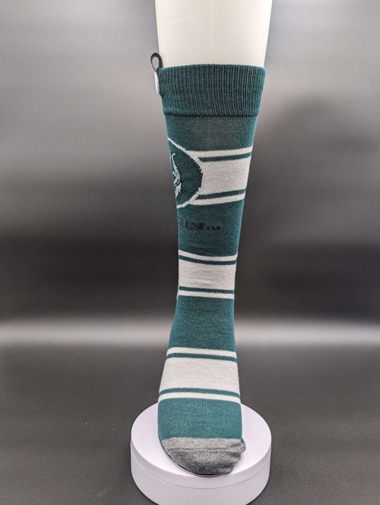 Witch & Warlock Green Crew Socks – Magnetic Lock and Loop Design - Le Loxx