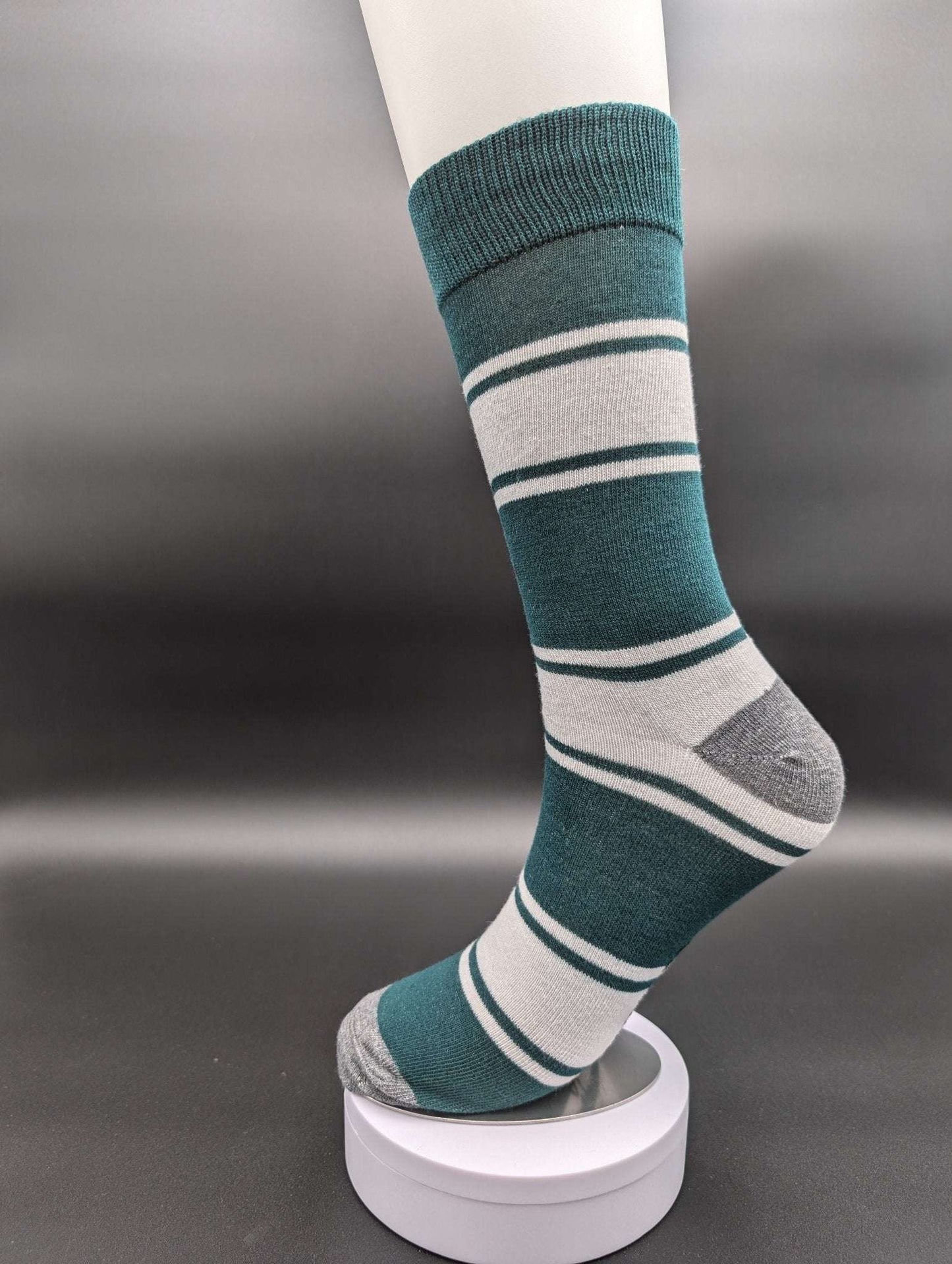 Witch & Warlock Green Crew Socks – Magnetic Lock and Loop Design - Le Loxx