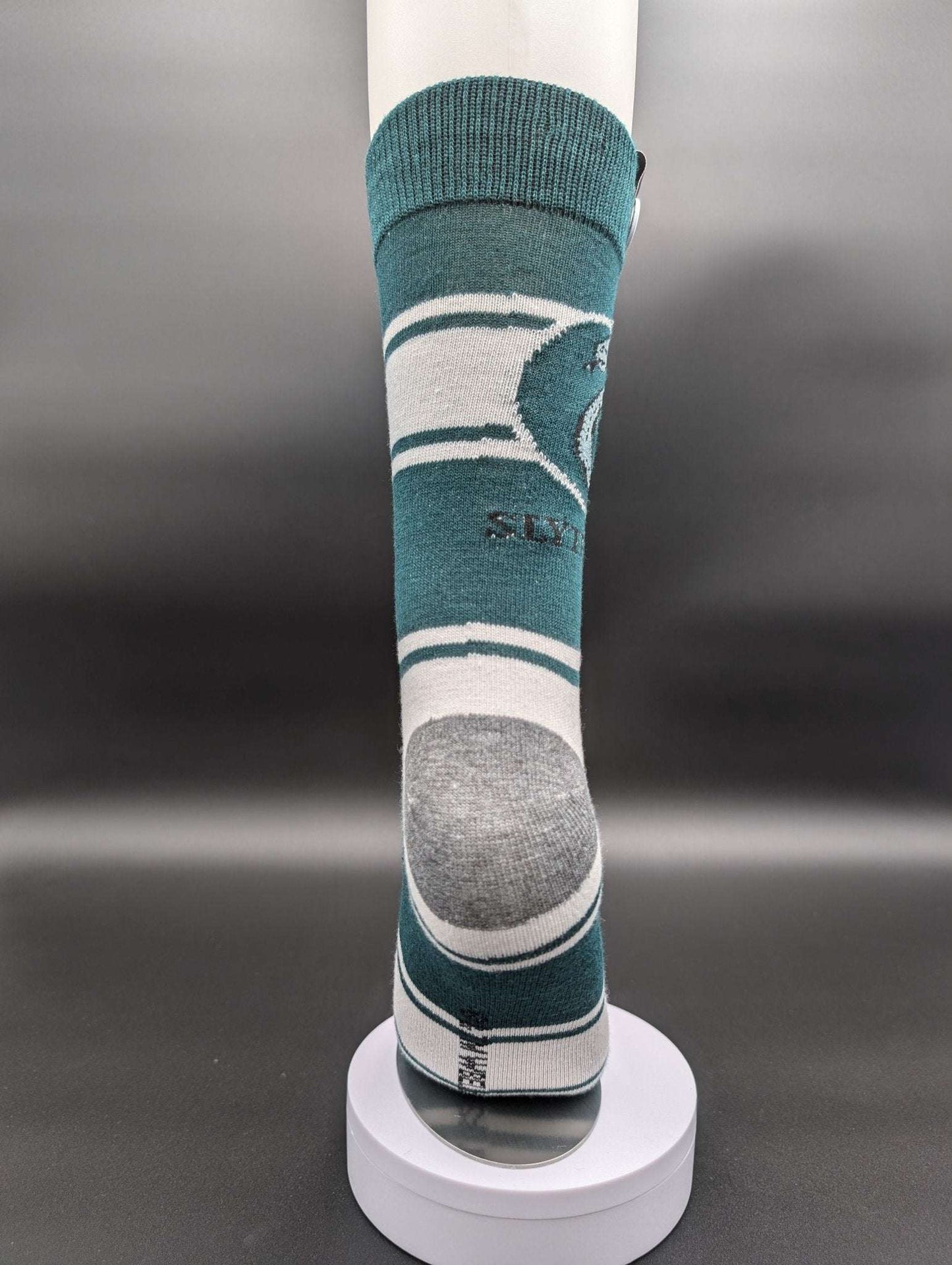 Witch & Warlock Green Crew Socks – Magnetic Lock and Loop Design - Le Loxx