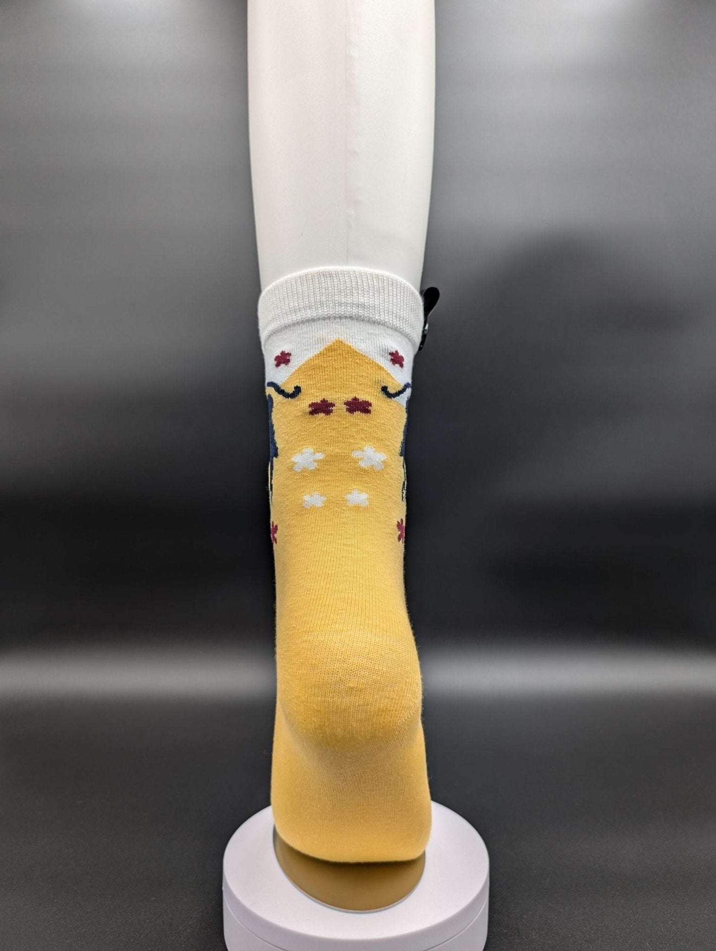 Bali Yellow high ankle socks - Le Loxx