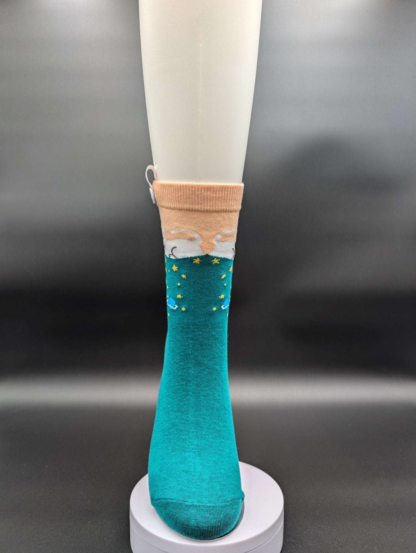 Bali Green high ankle socks - Le Loxx