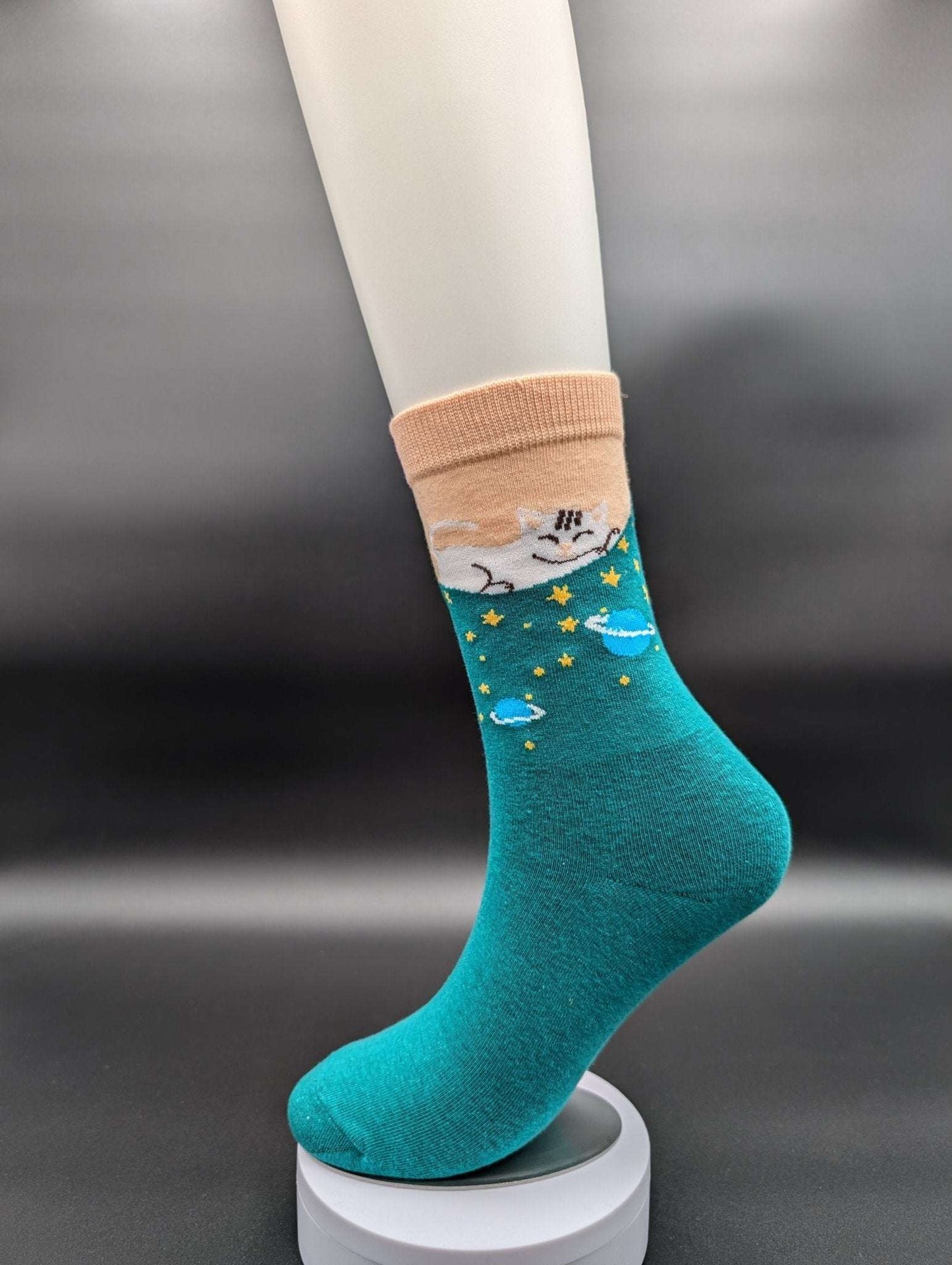 Bali Green high ankle socks - Le Loxx
