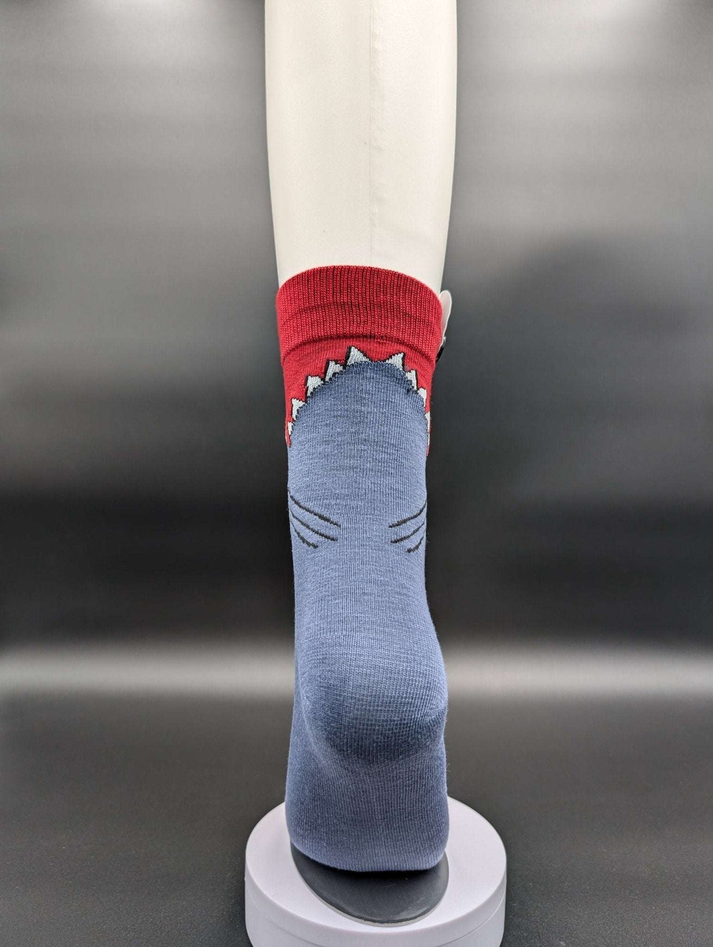 San Francisco Sharky Novelty Crew Socks – Magnetic Lock and Loop Design - Le Loxx