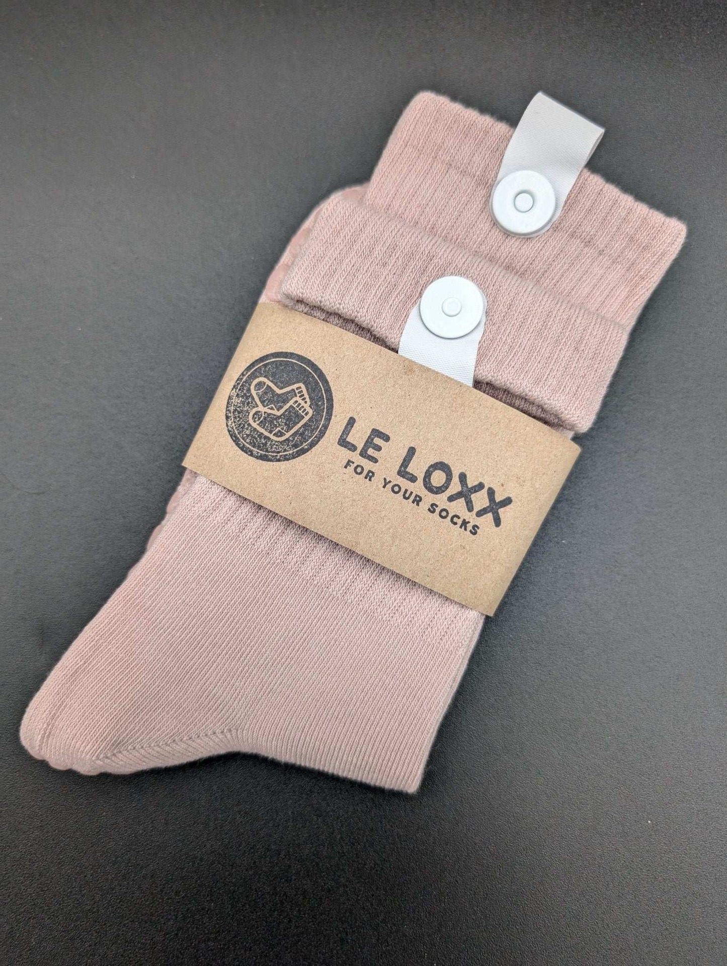 Sydney Pink Pilates Socks – Magnetic Lock and Loop Design - Le Loxx