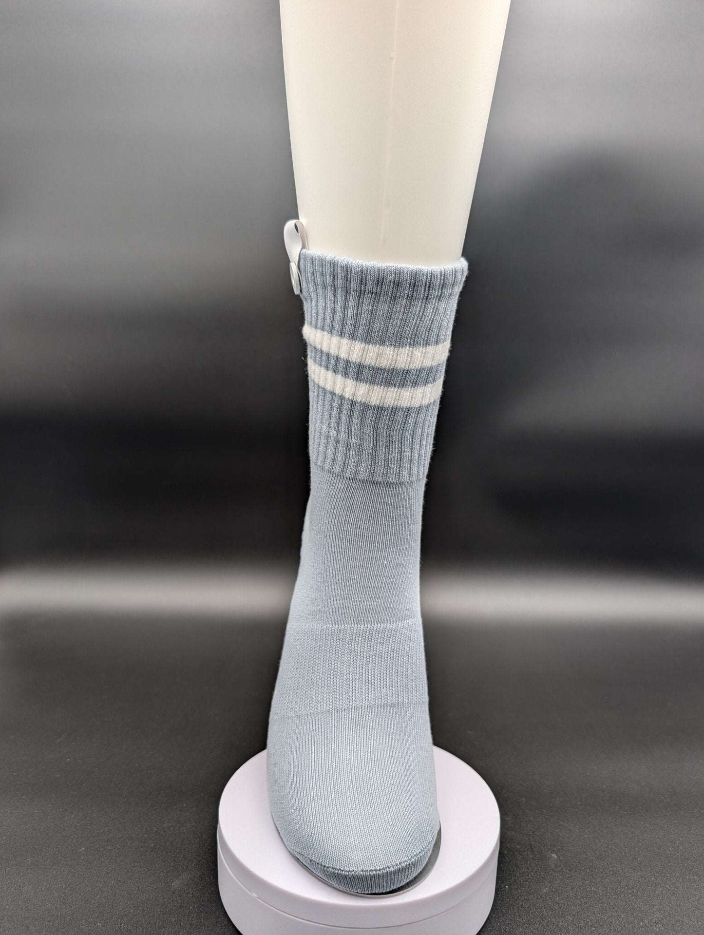 Sydney Blue Pilates Socks – Magnetic Lock and Loop Design - Le Loxx