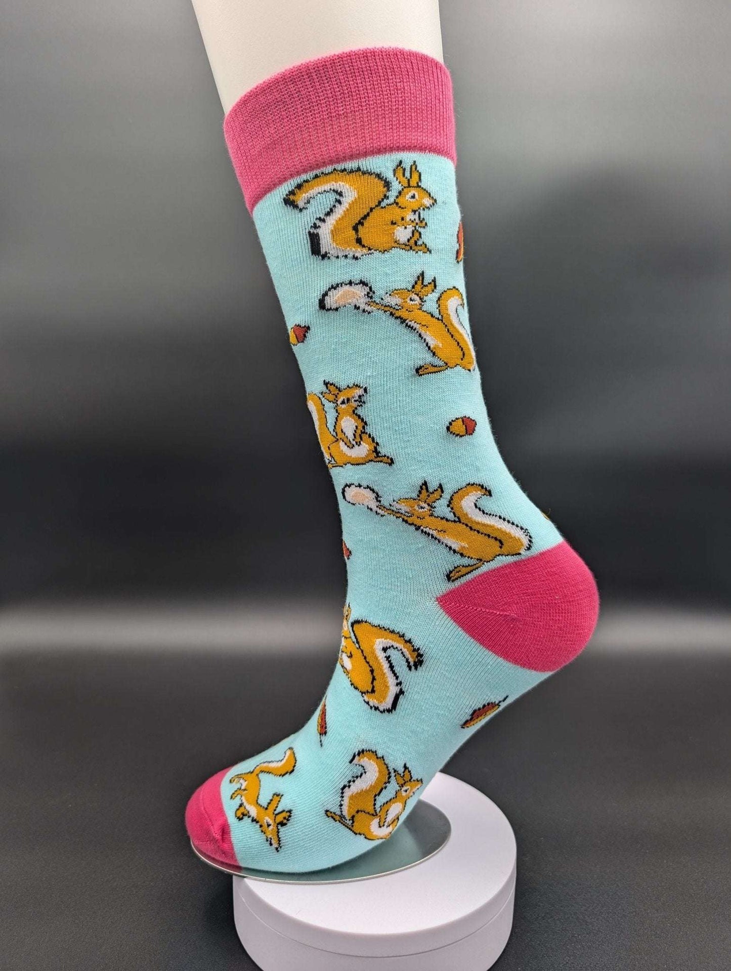 Phoenix Squirrel Crew Socks – Magnetic Lock and Loop Design - Le Loxx