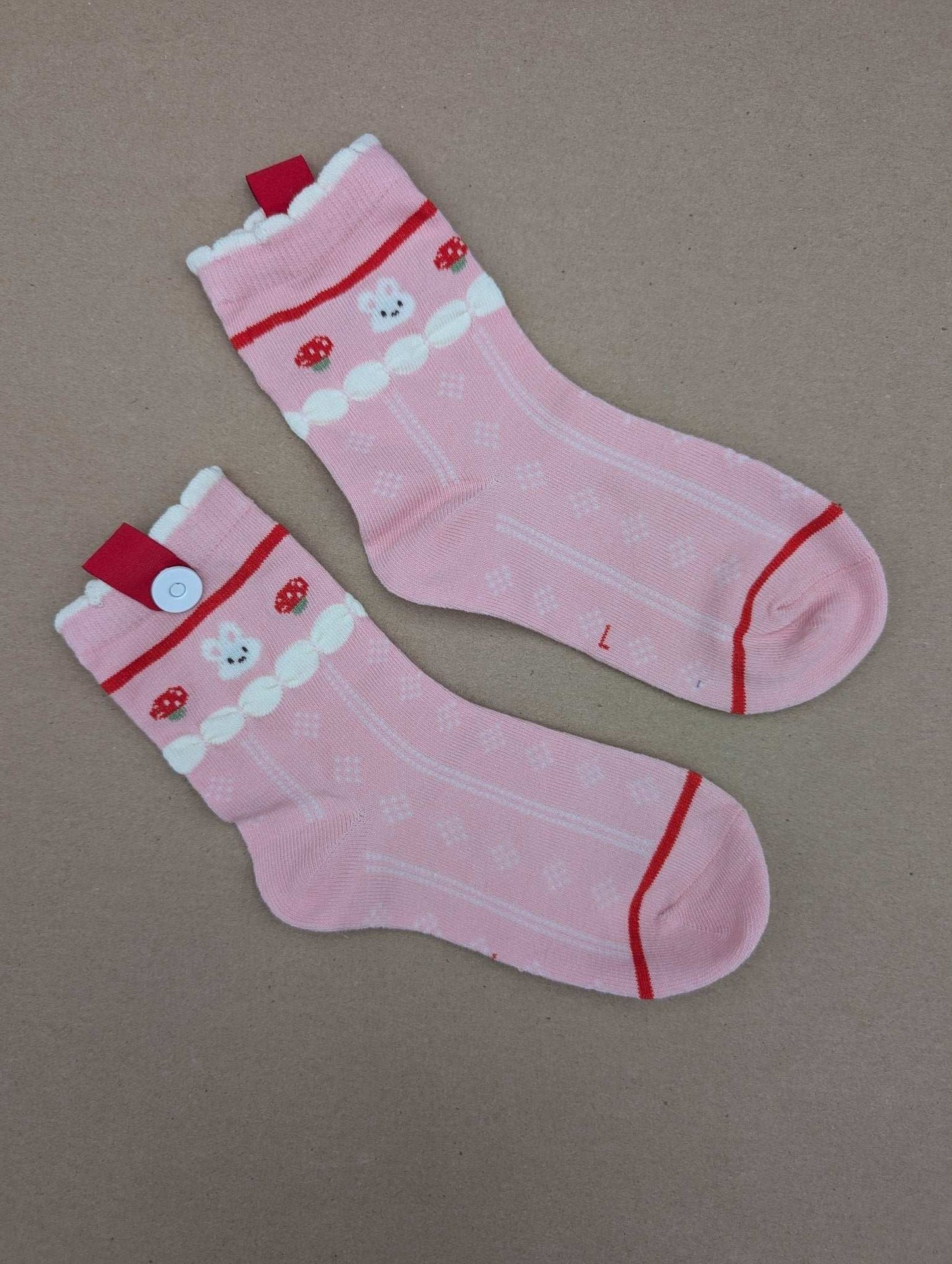 Lune Cotton Candy Kids Socks – Magnetic Lock and Loop Design - Le Loxx