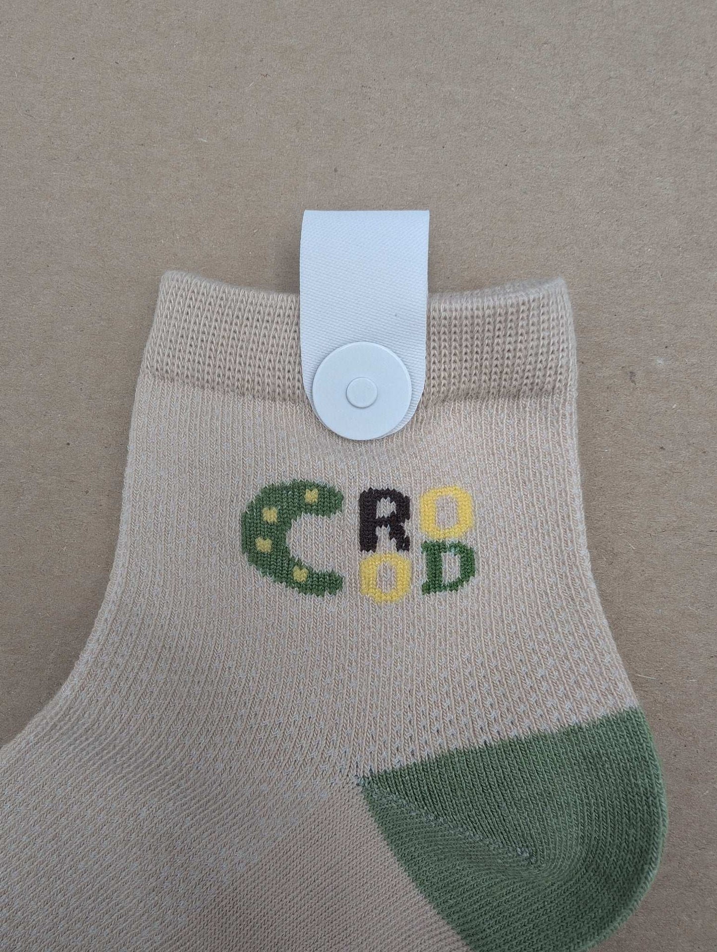 Fos Beige kids socks - Le Loxx