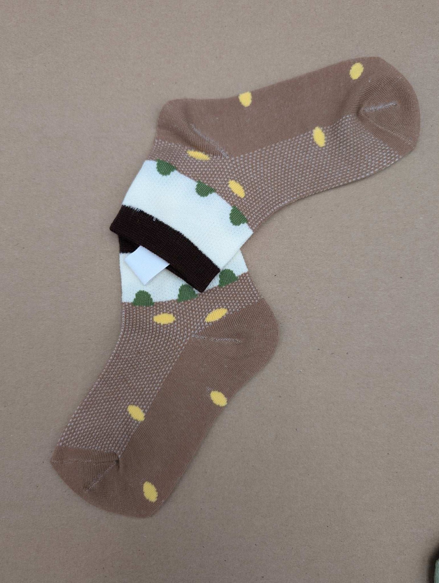 Fos Brown kids socks - Le Loxx