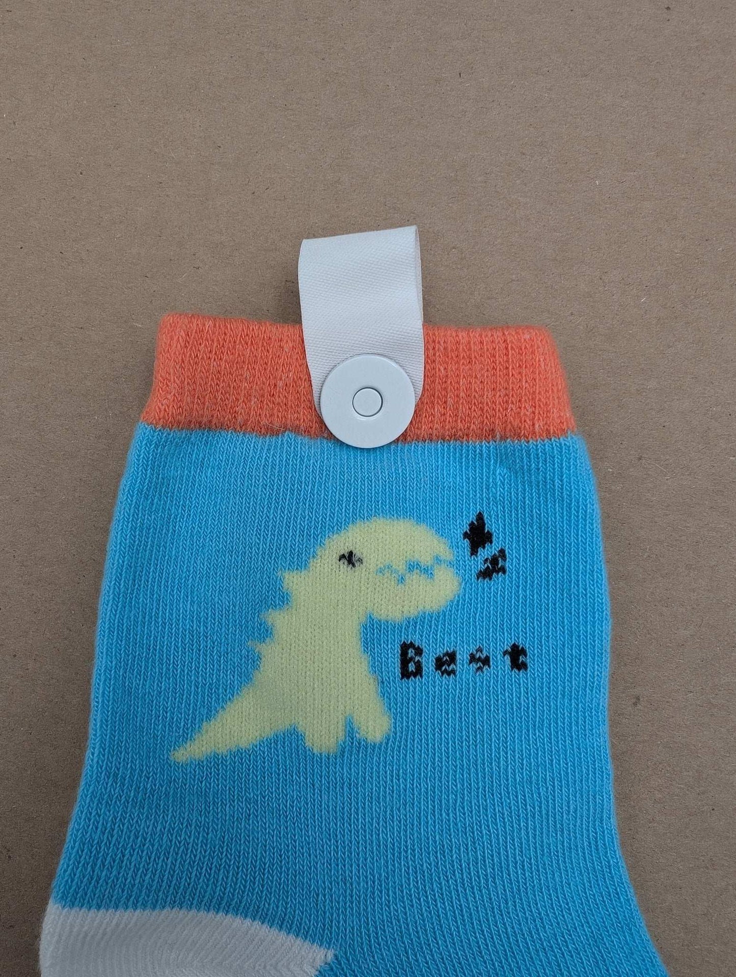 Benja Blue Dino Kids Socks - Le Loxx