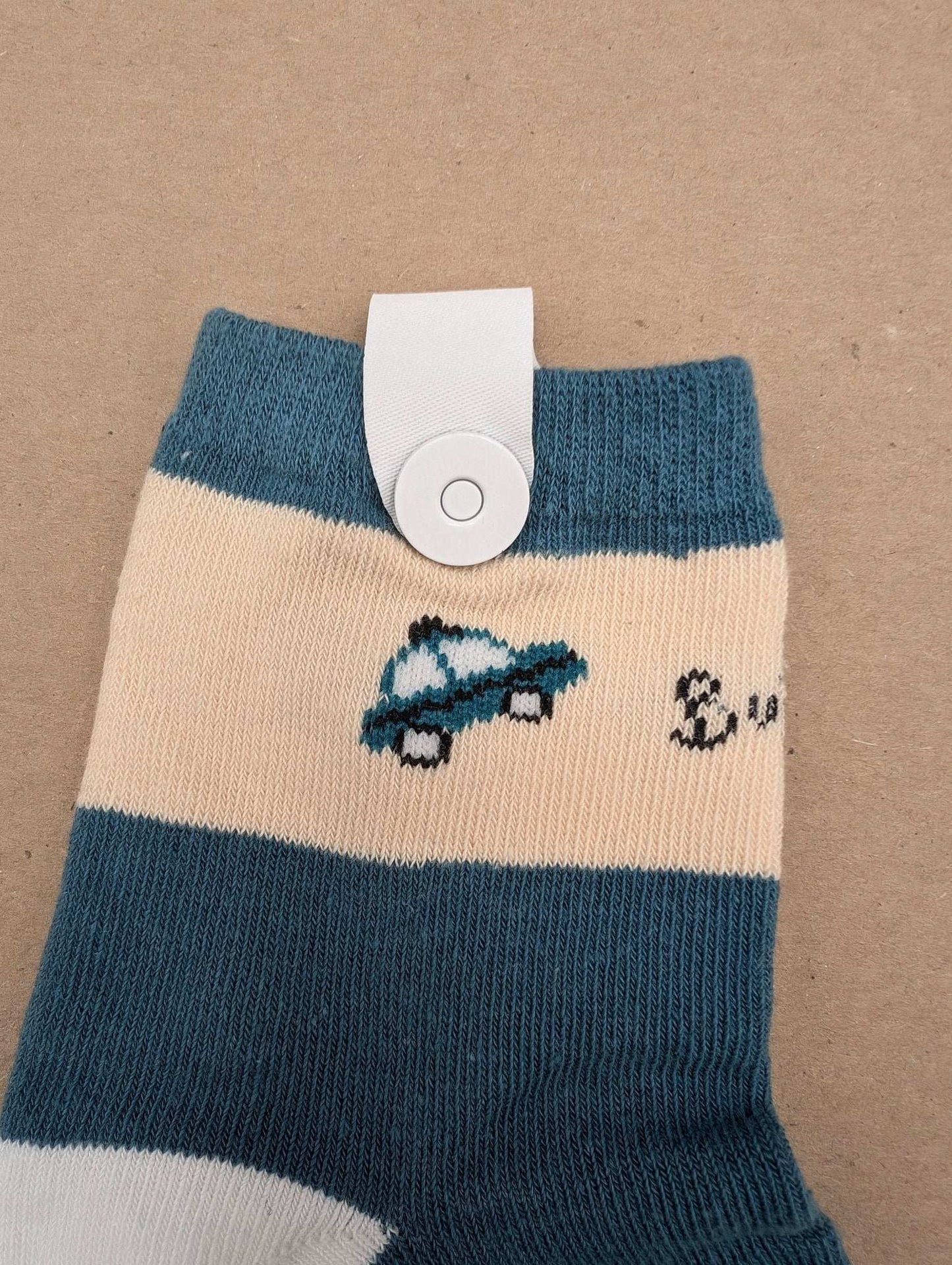 Benja Blue Car kids socks - Le Loxx