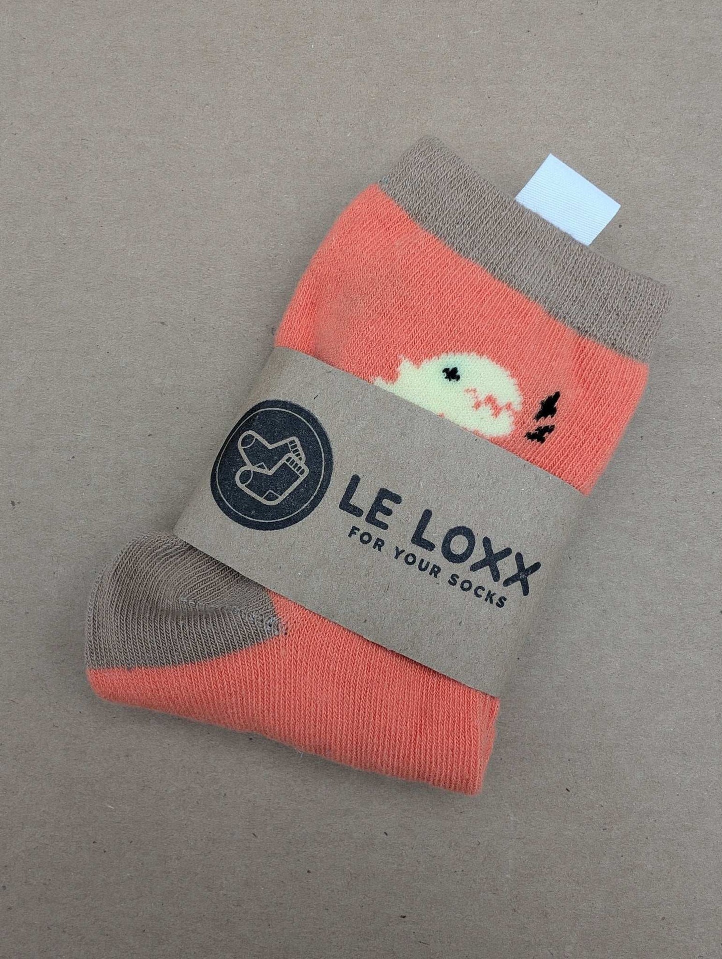 Benja Red Dino Kids Socks - Le Loxx
