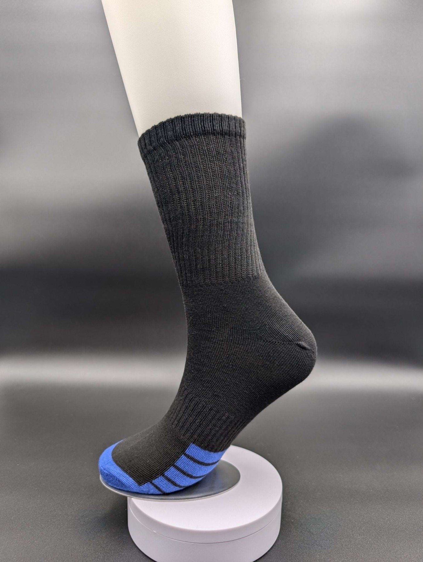 Boulder Blue Crew socks - Le Loxx