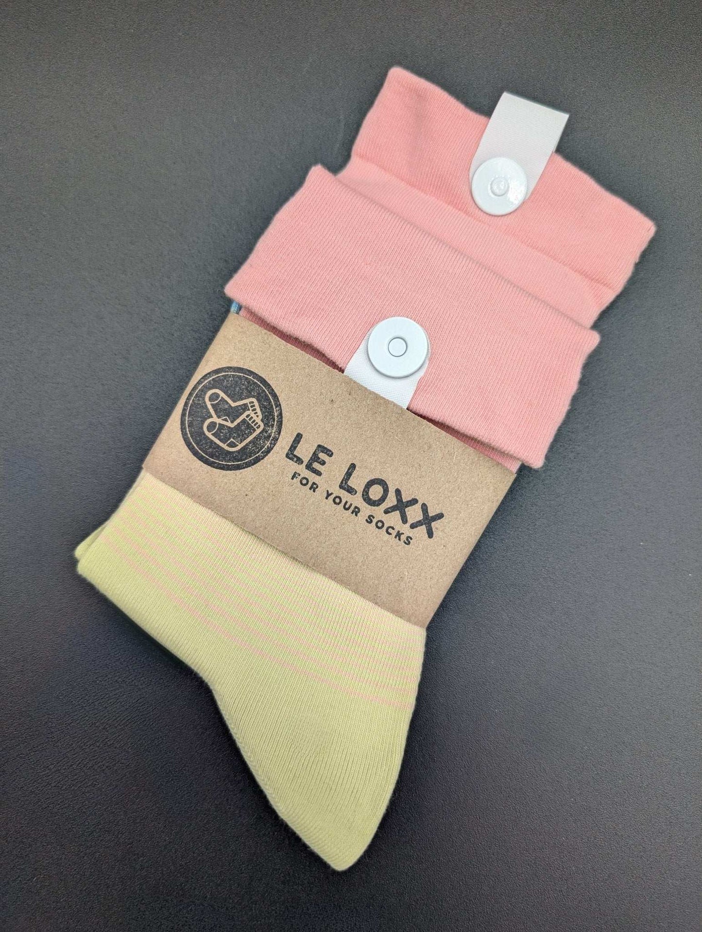 Corona Del Mar Yellow Crew socks - Le Loxx