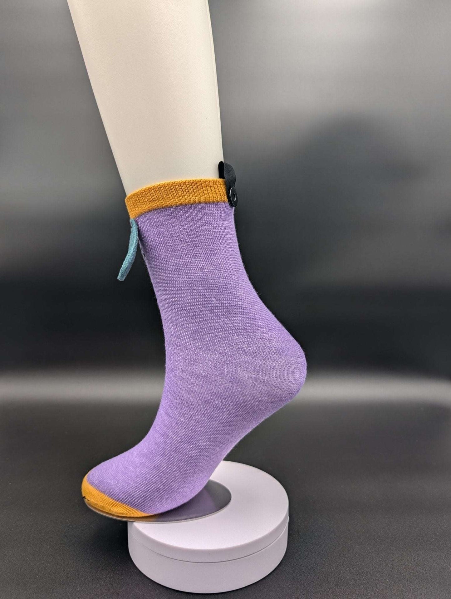 Billy Purple high ankle socks - Le Loxx