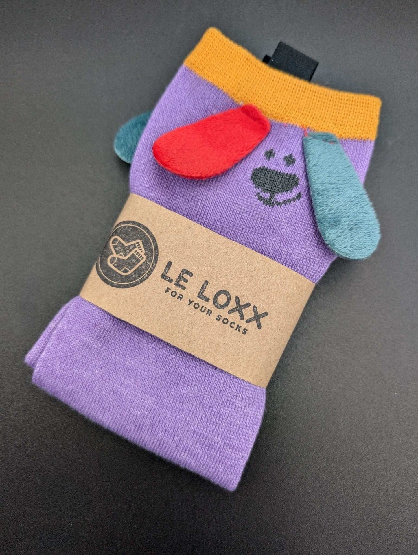 Billy Purple high ankle socks - Le Loxx