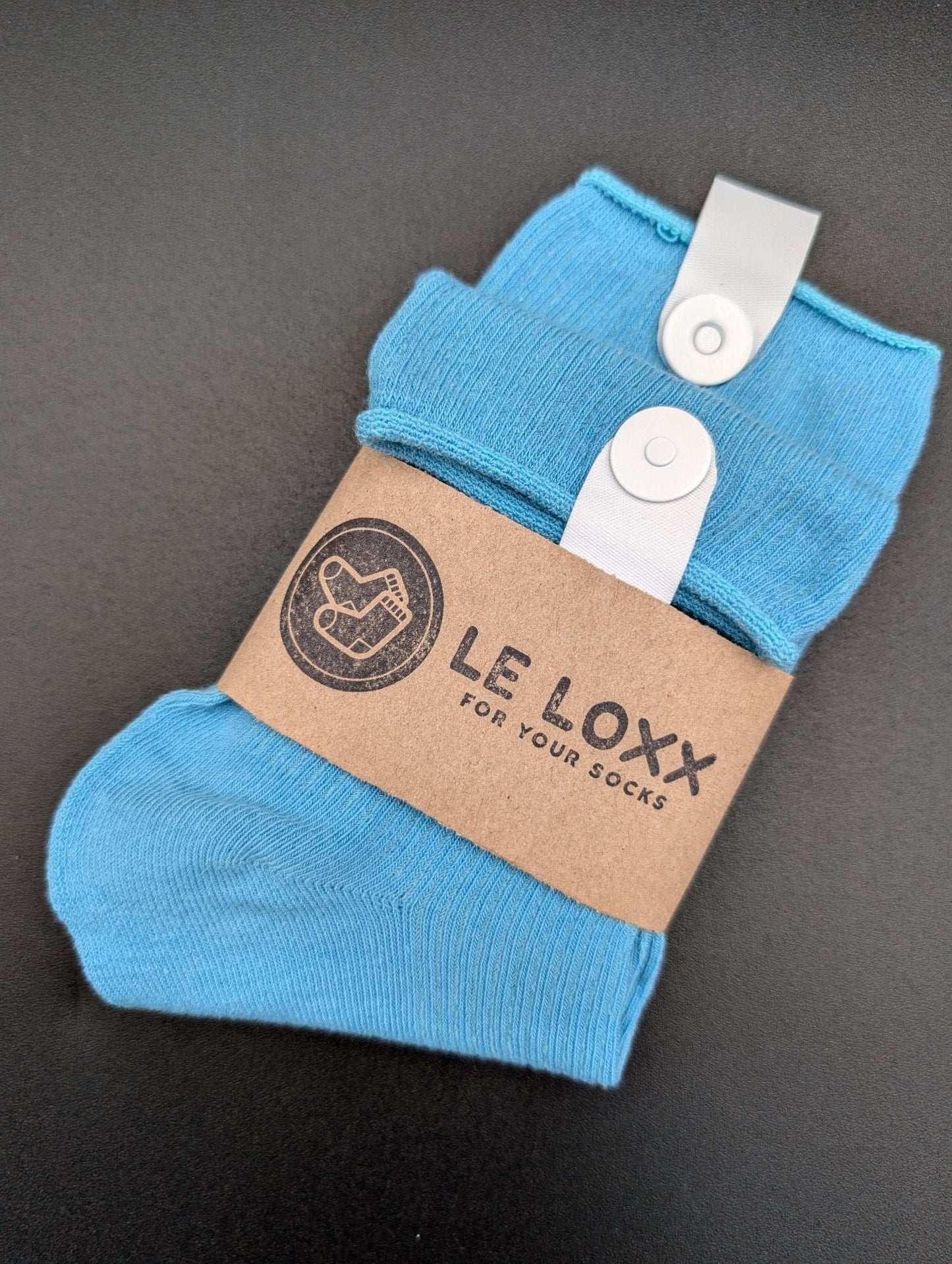 Estes Light Blue ankle socks - Le Loxx