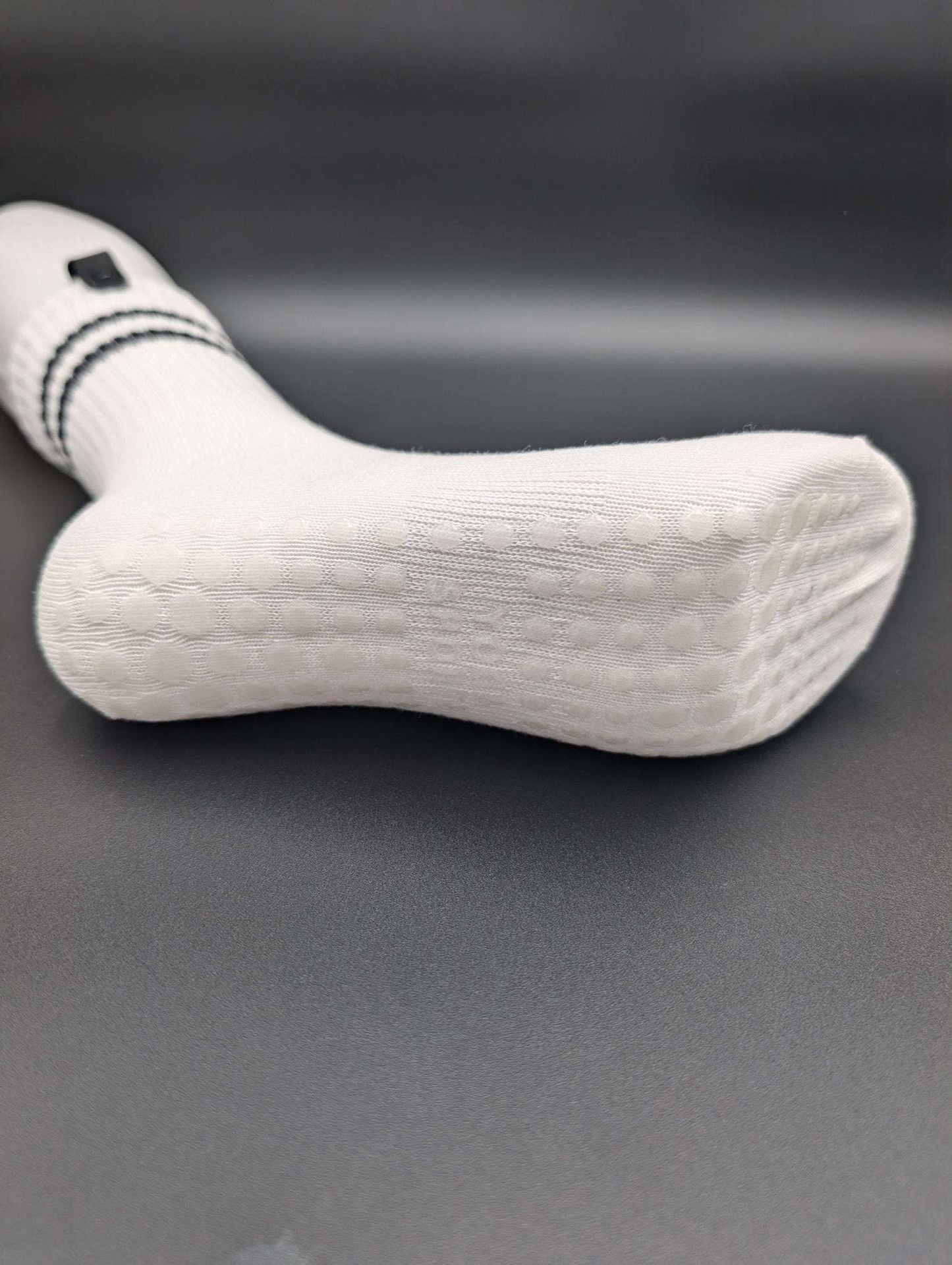 Sydney White Pilates Socks – Magnetic Lock and Loop Design - Le Loxx