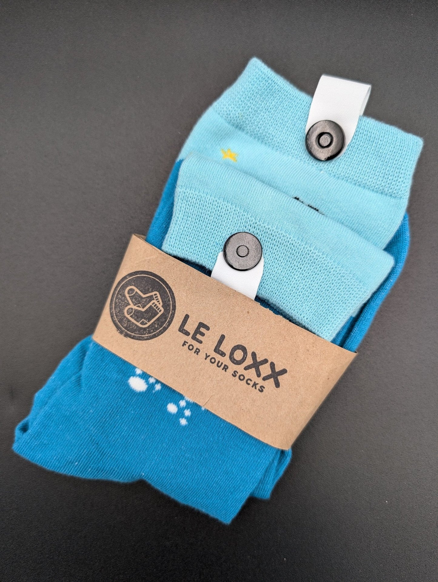 Bali Blue high ankle socks - Le Loxx