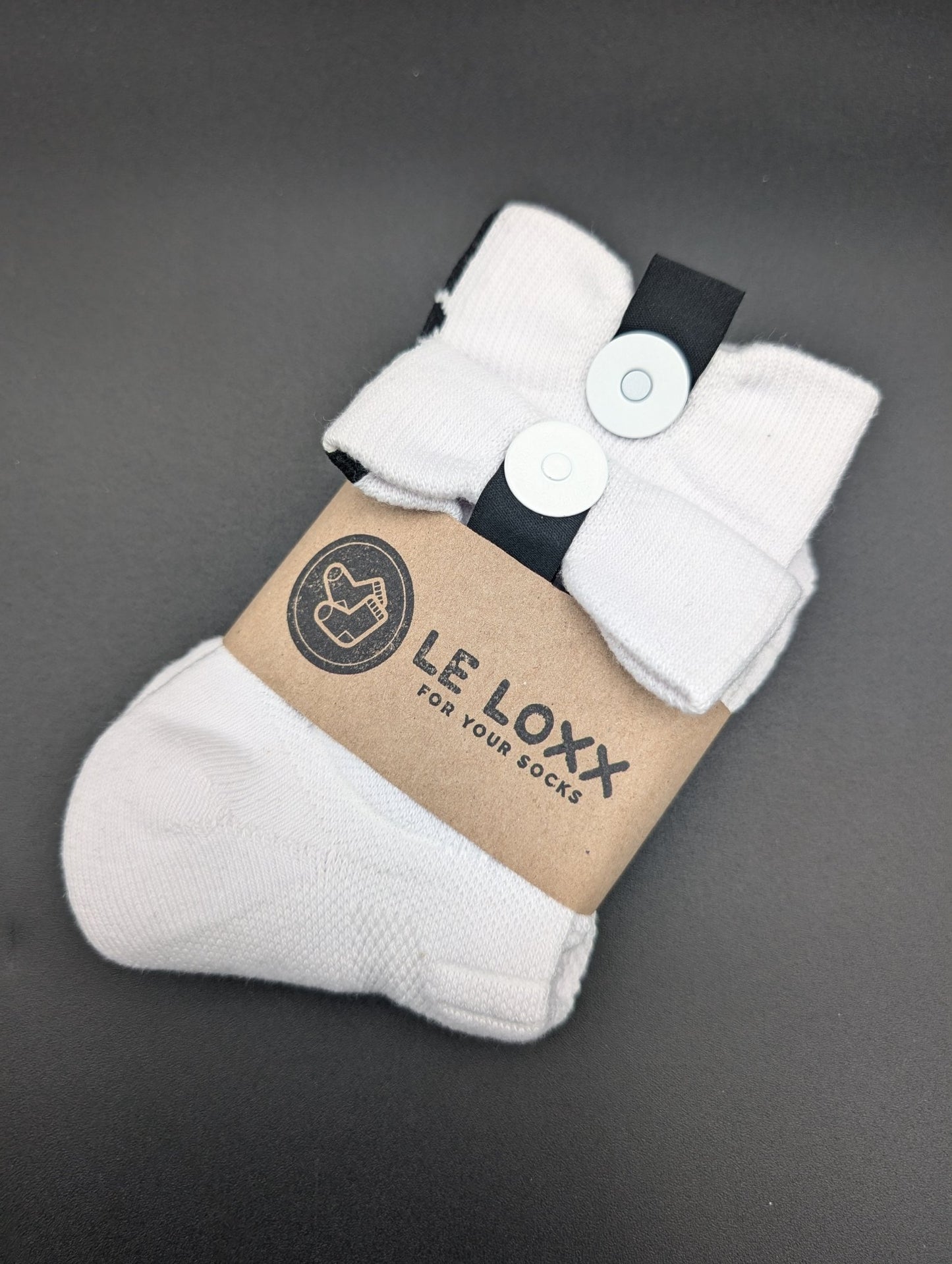 Denver White basketball socks - Le Loxx