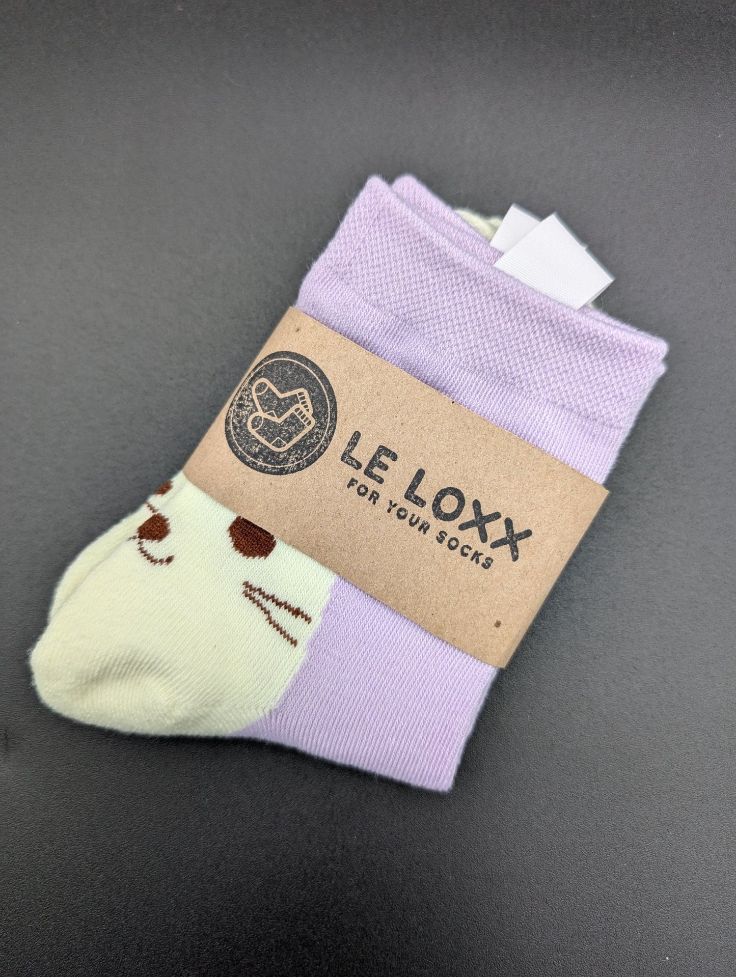 Osaka Purple Ankle Socks – Magnetic Lock and Loop Design - Le Loxx