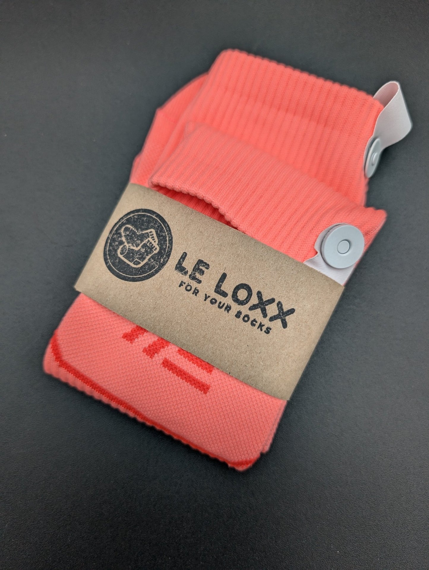 Stockholm Pink Running Socks – Magnetic Lock and Loop Design - Le Loxx