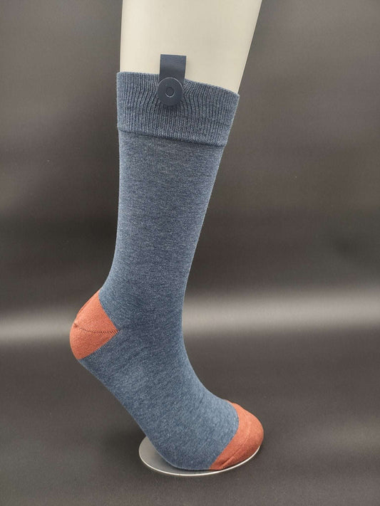 Monaco Gratitude Boardroom Socks – Magnetic Lock and Loop Design - Le Loxx