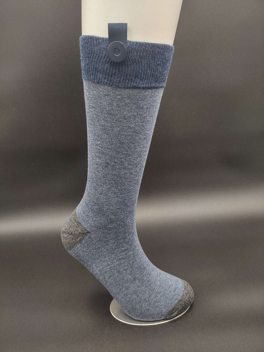 Monaco Serene Boardroom Socks – Magnetic Lock and Loop Design - Le Loxx