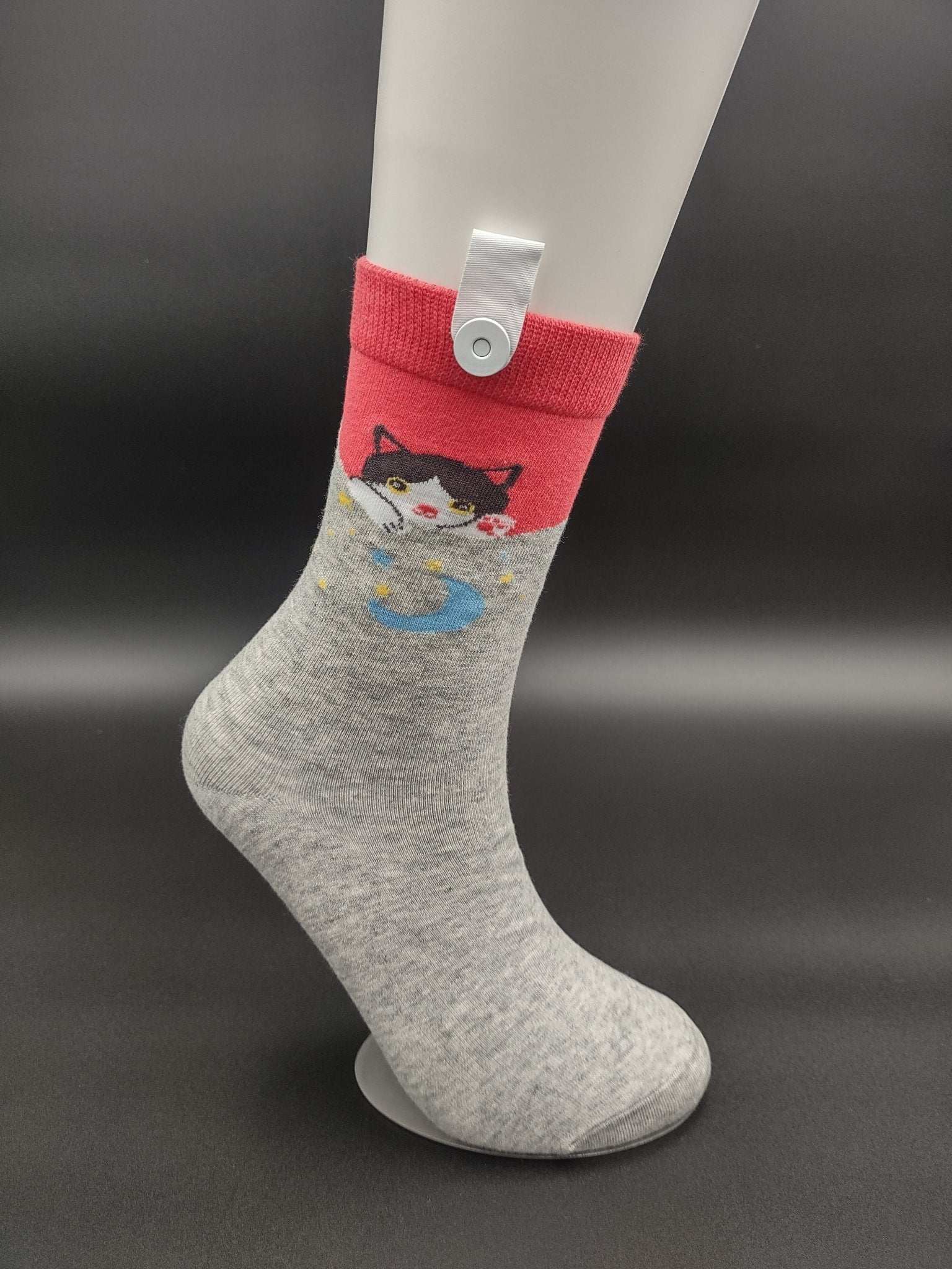 Bali Red high ankle socks - Le Loxx