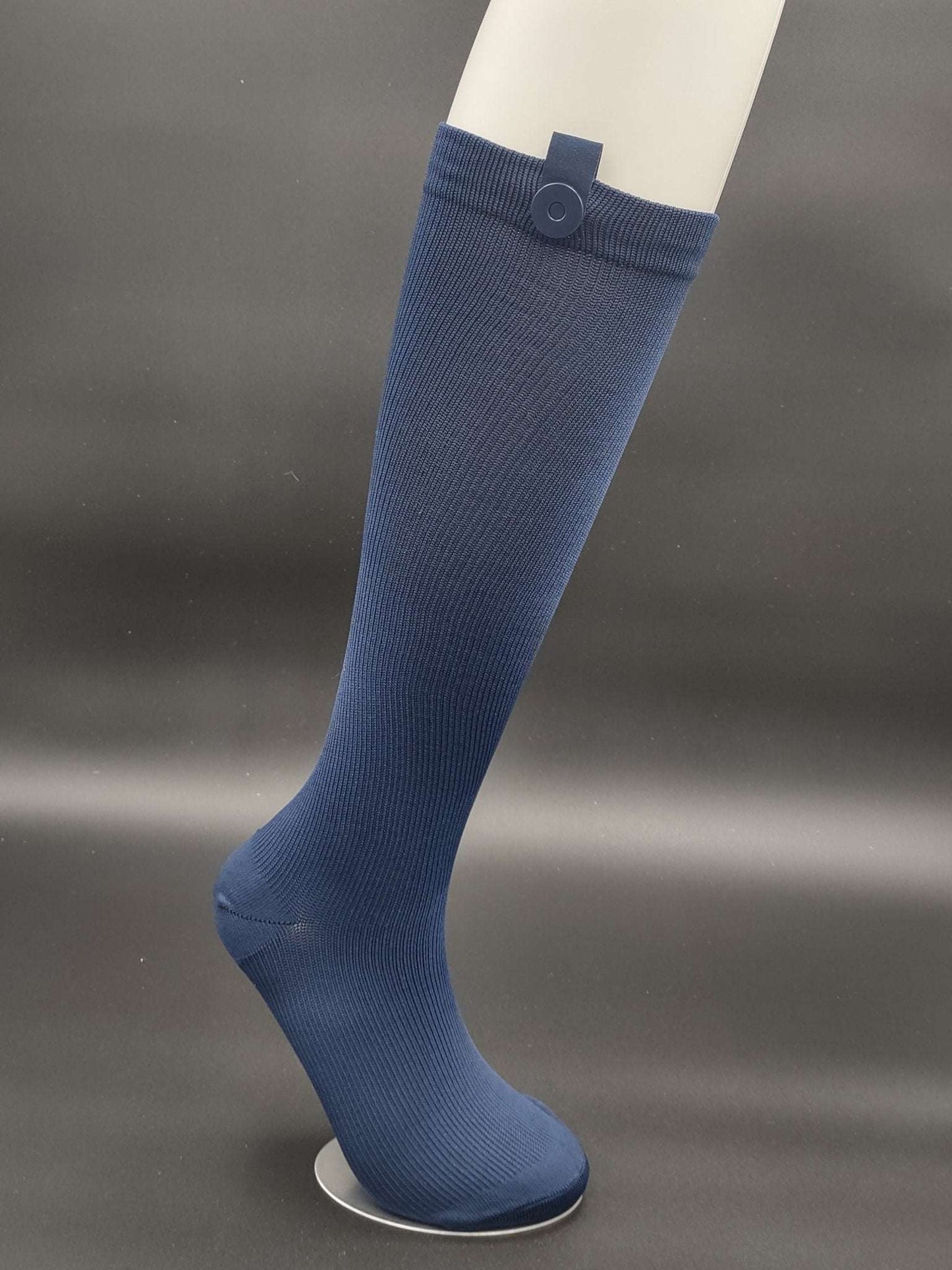 Berlin Navy Blue compression socks - Le Loxx