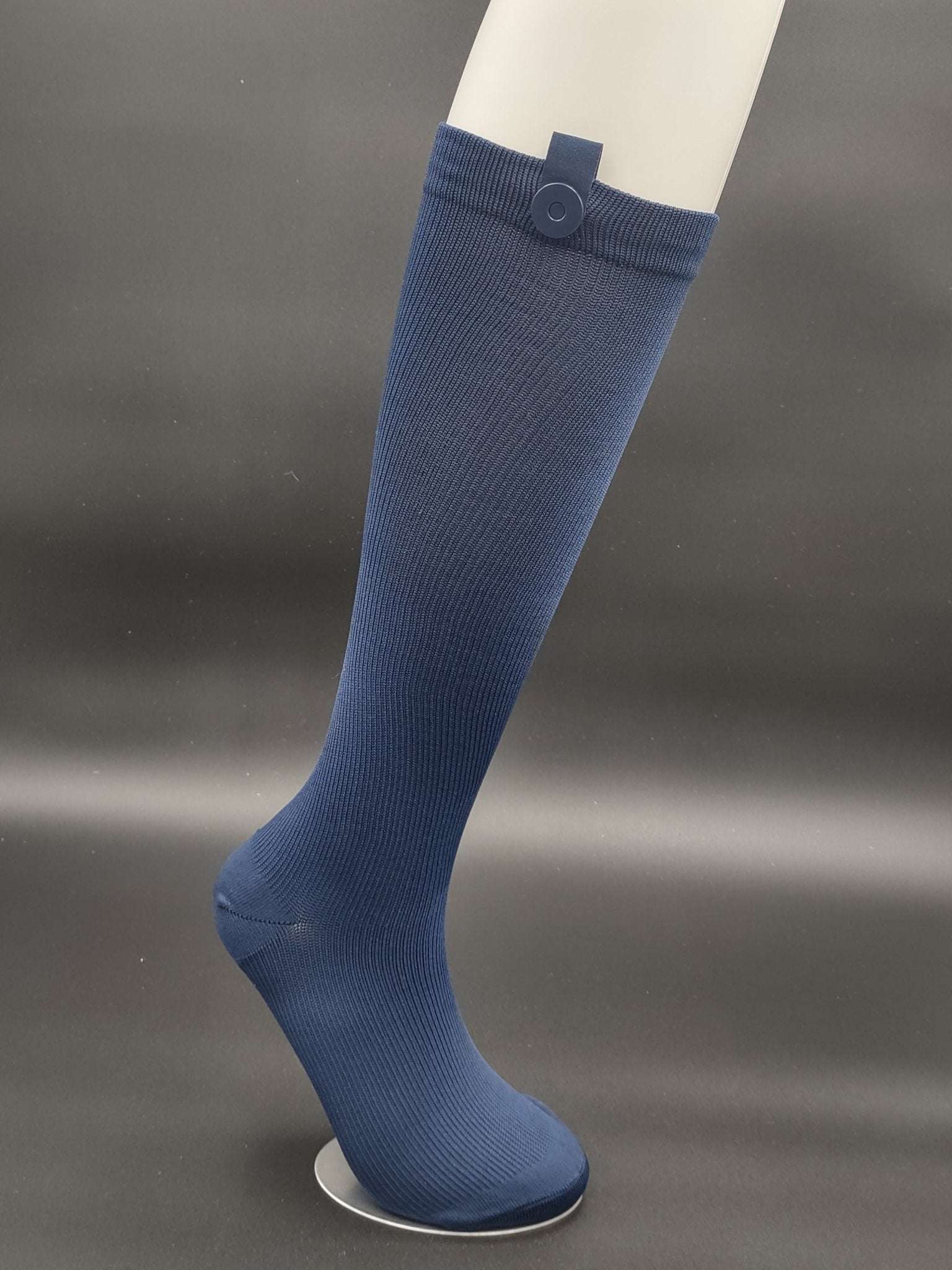 Berlin Navy Blue compression socks - Le Loxx