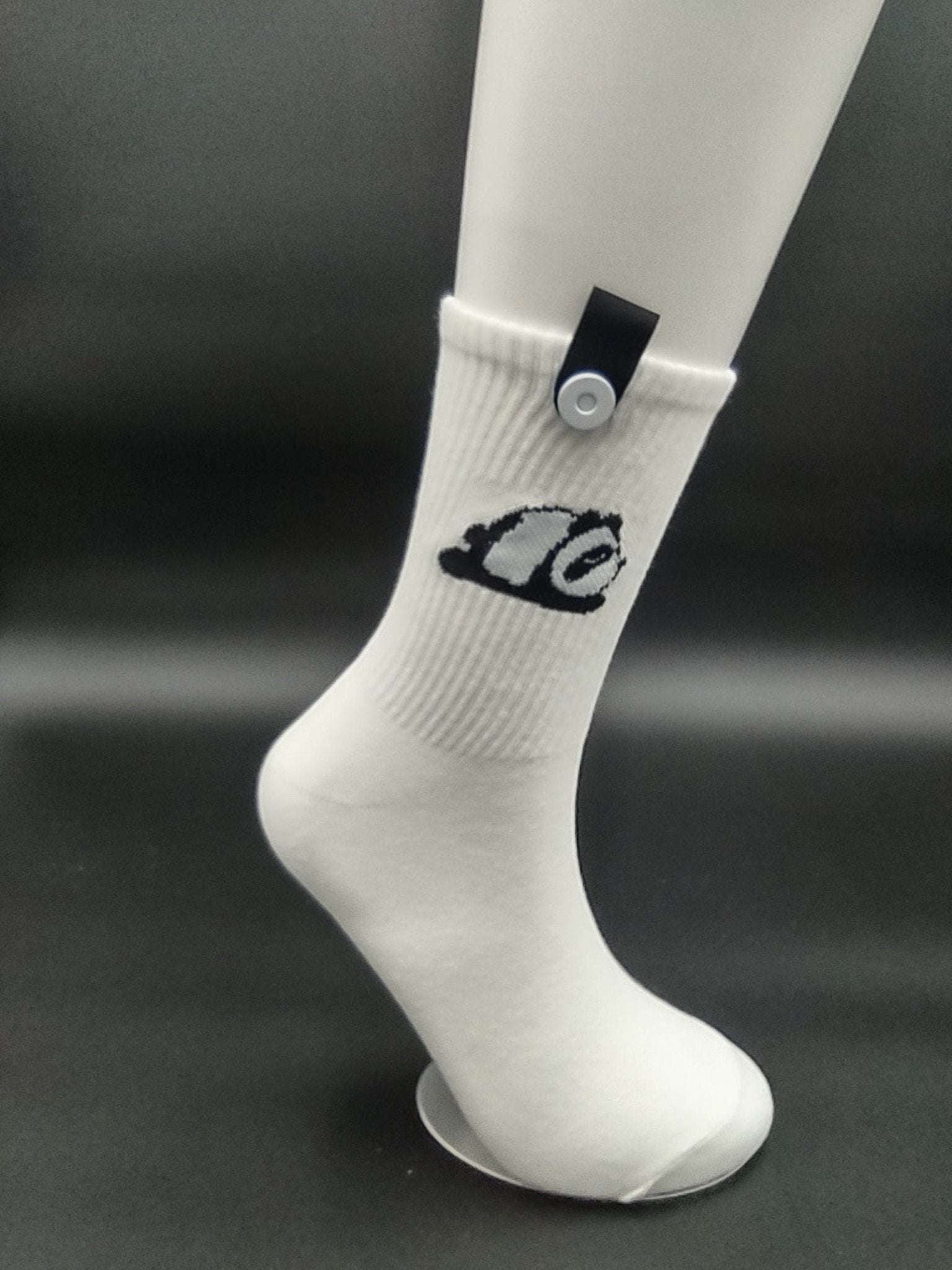 Honolulu Panda Crew Socks – Magnetic Lock and Loop Design - Le Loxx