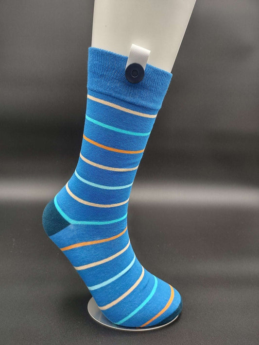 Milan Chairman Boardroom Socks – Magnetic Lock and Loop Design - Le Loxx