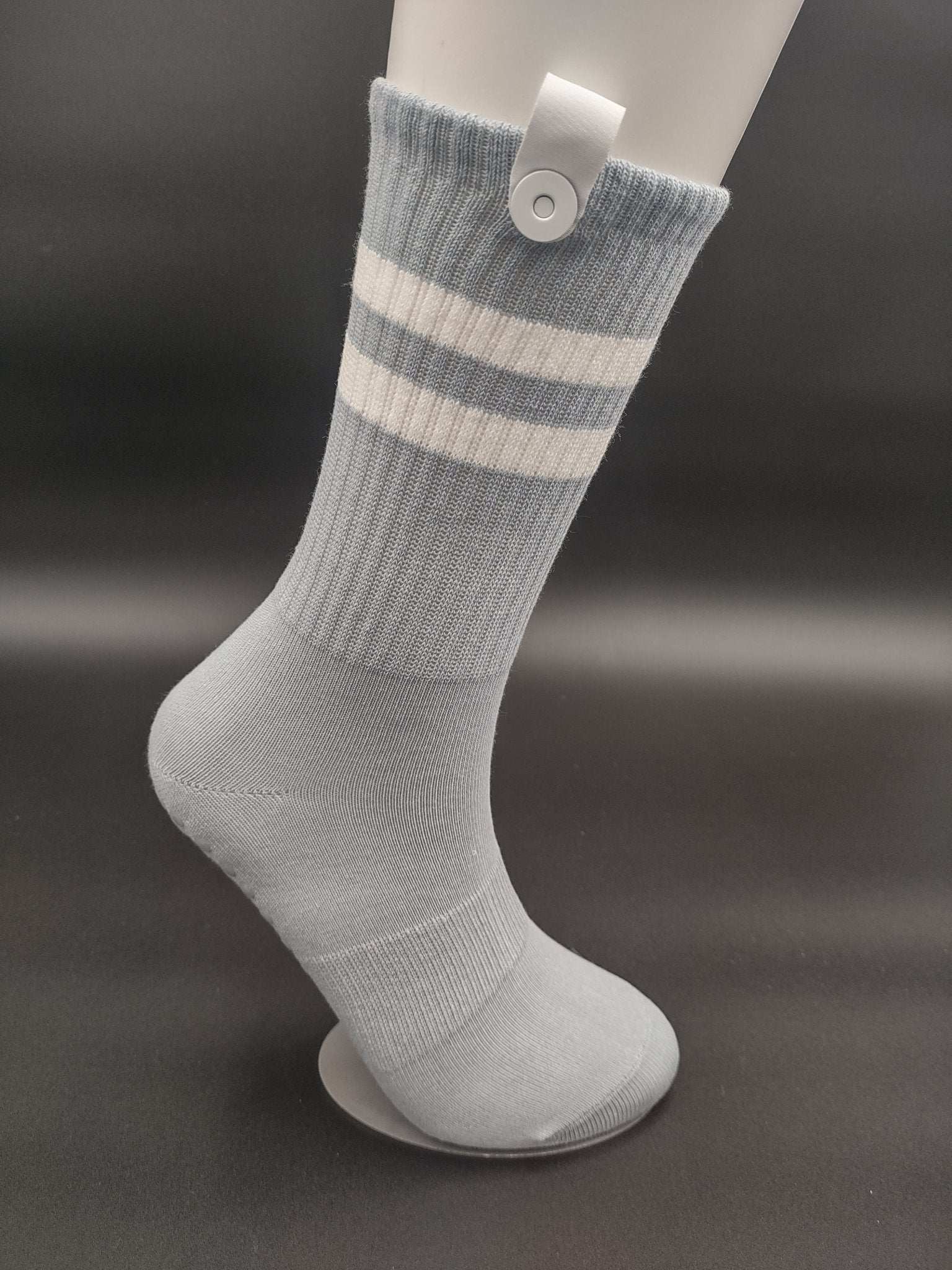 Sydney Blue Pilates Socks – Magnetic Lock and Loop Design - Le Loxx