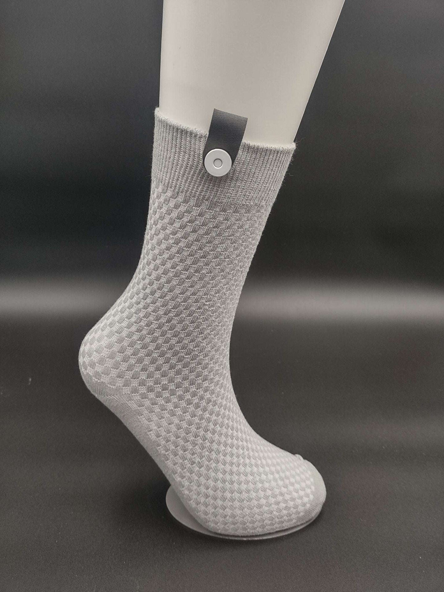 Shanghai Silver Bamboo Crew Socks – Magnetic Lock and Loop Design - Le Loxx