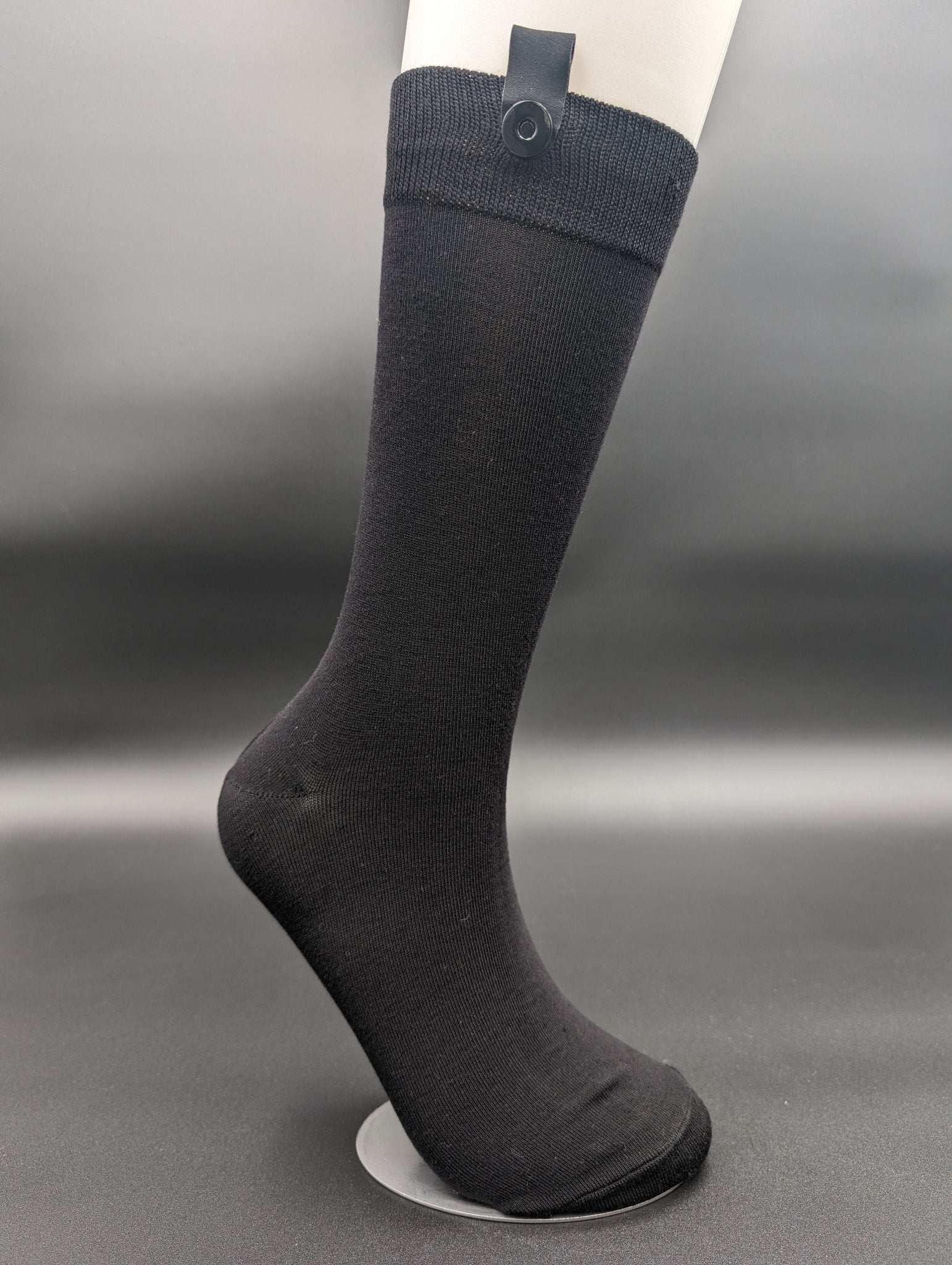 Greenland Black boardroom socks – Magnetic Lock & Loop Design - Le Loxx