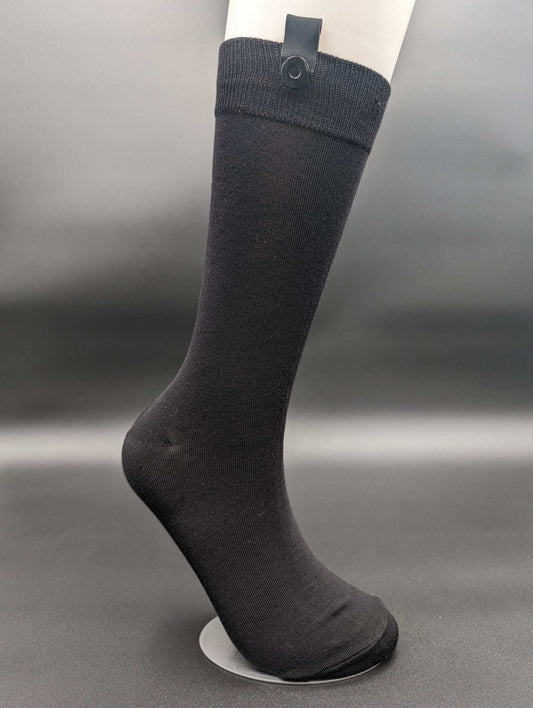 Greenland Black boardroom socks – Magnetic Lock & Loop Design - Le Loxx