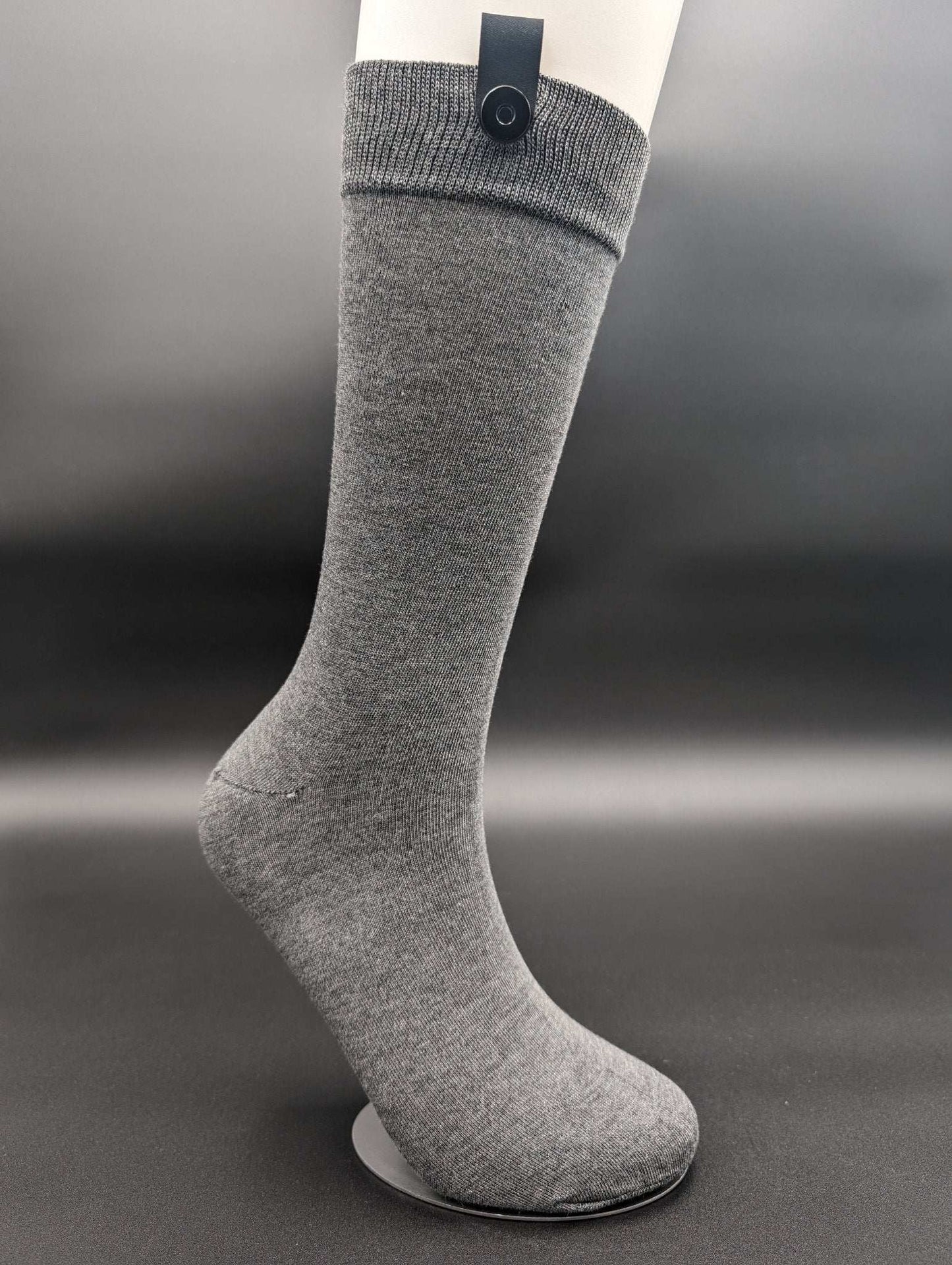 Greenland Grey Boardroom Socks – Magnetic Lock and Loop Design - Le Loxx
