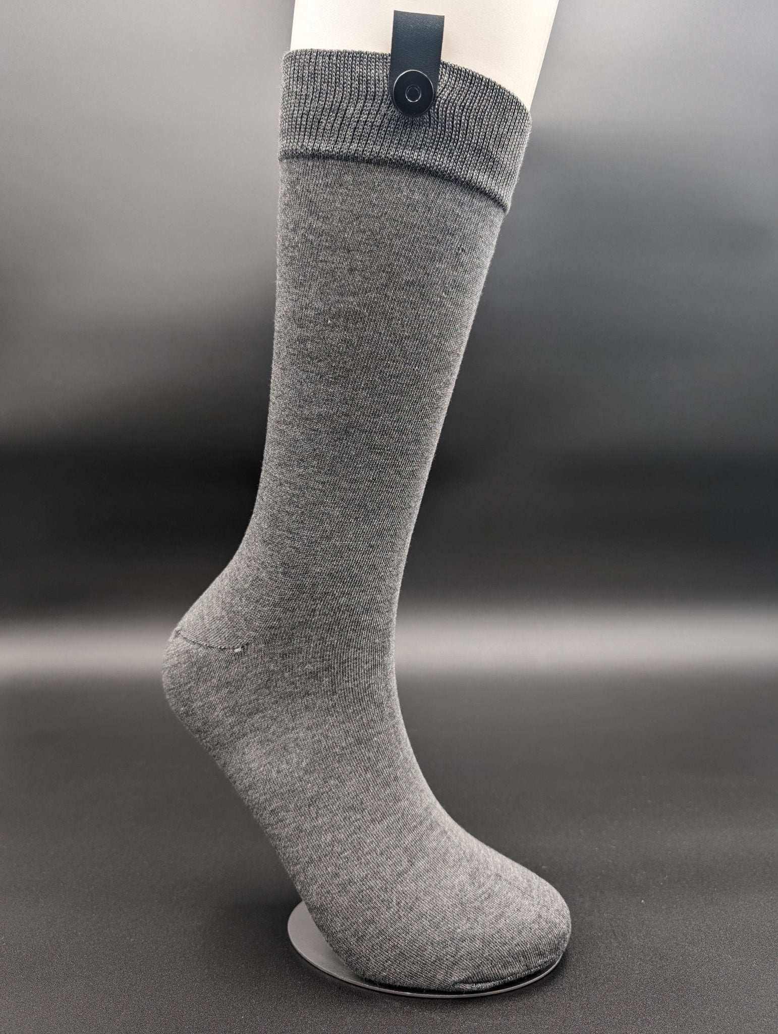 Greenland Grey Boardroom Socks – Magnetic Lock and Loop Design - Le Loxx